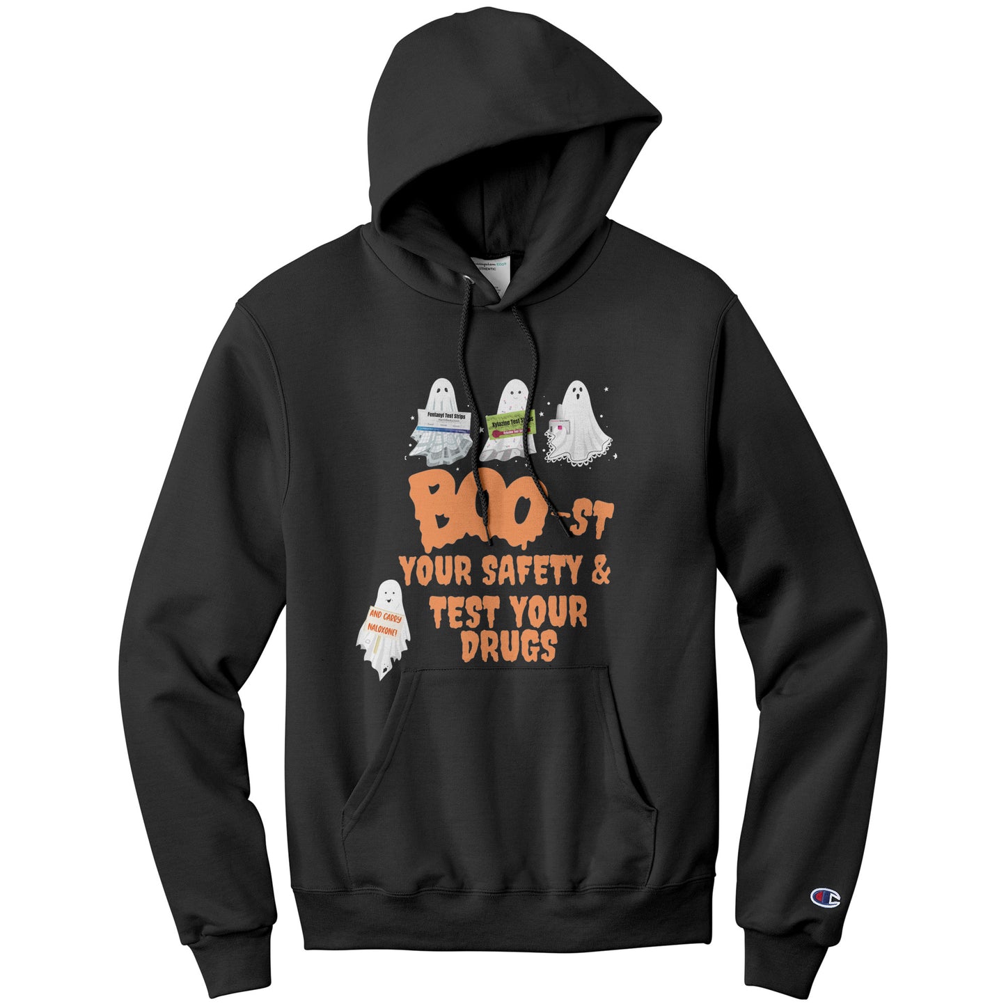 Boost Your Safety Test Your Drugs Halloween Hoodie