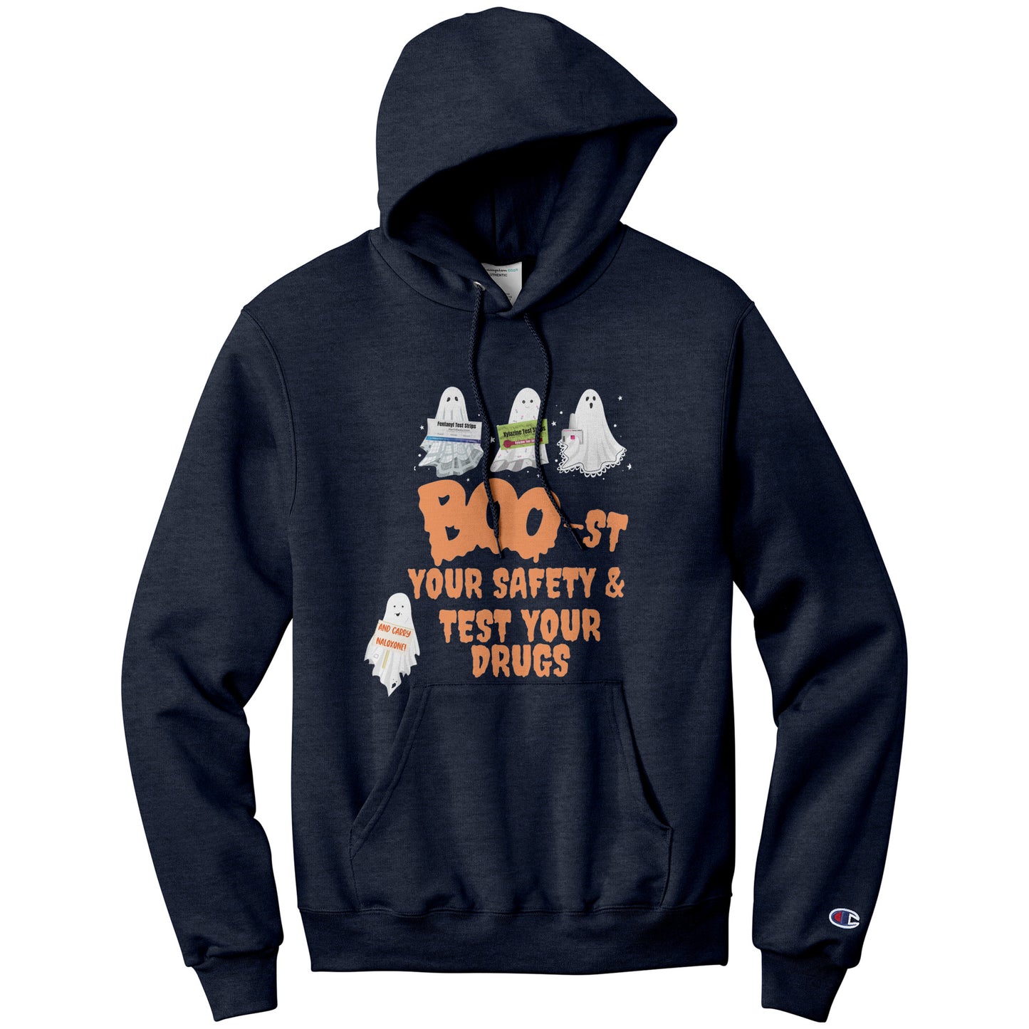 Boost Your Safety Test Your Drugs Halloween Hoodie