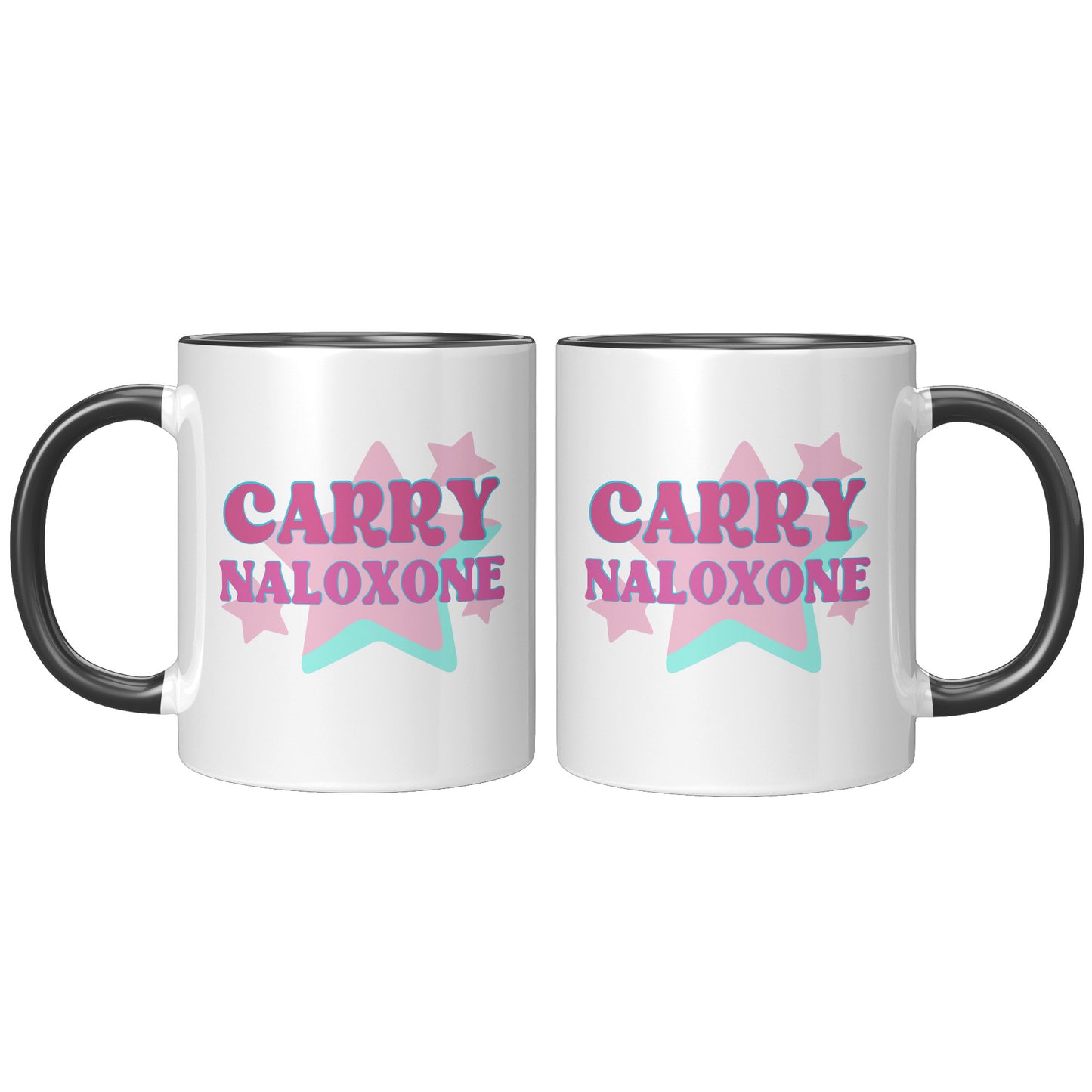 Carry Naloxone, Harm Reduction Mug, Overdose Awareness