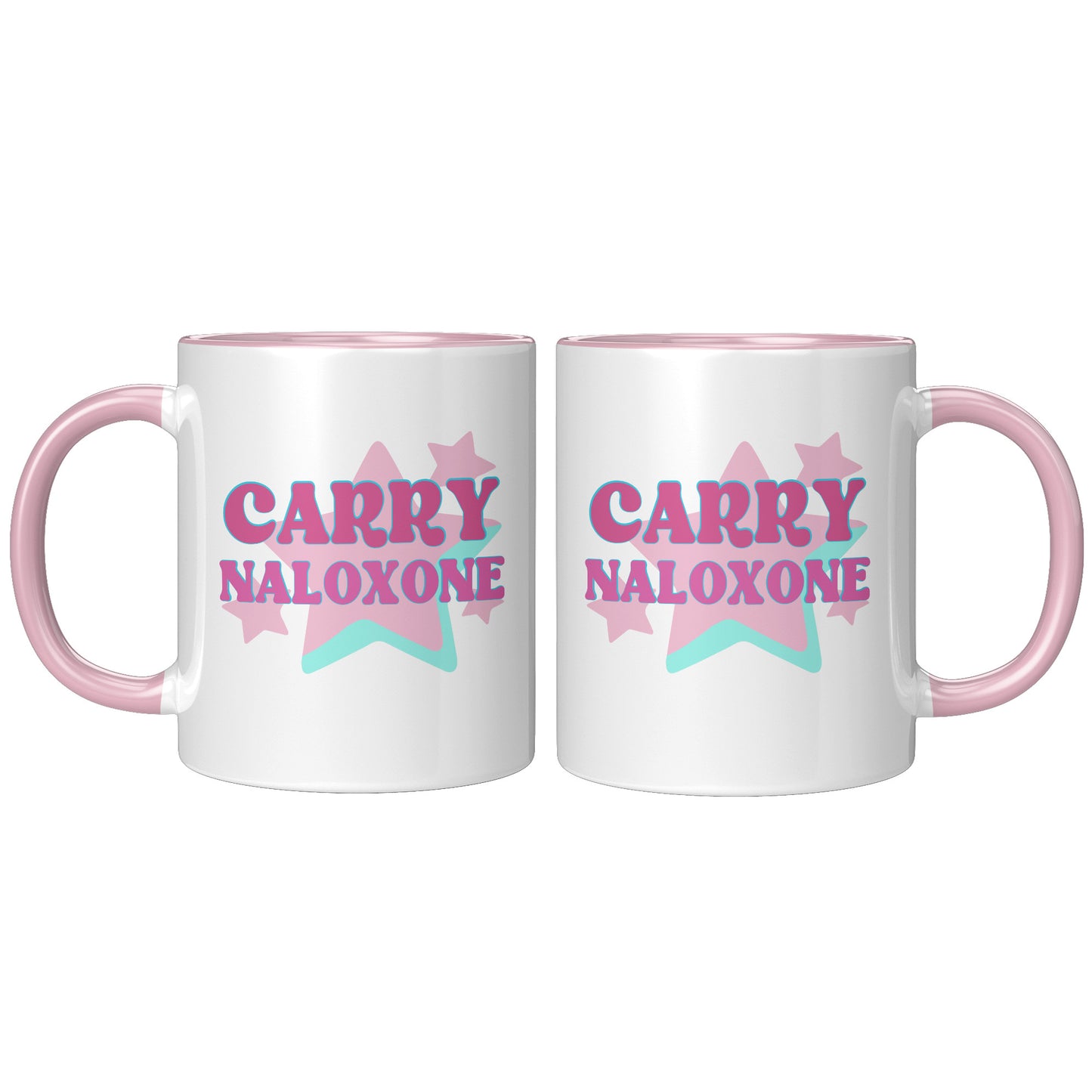 Carry Naloxone, Harm Reduction Mug, Overdose Awareness
