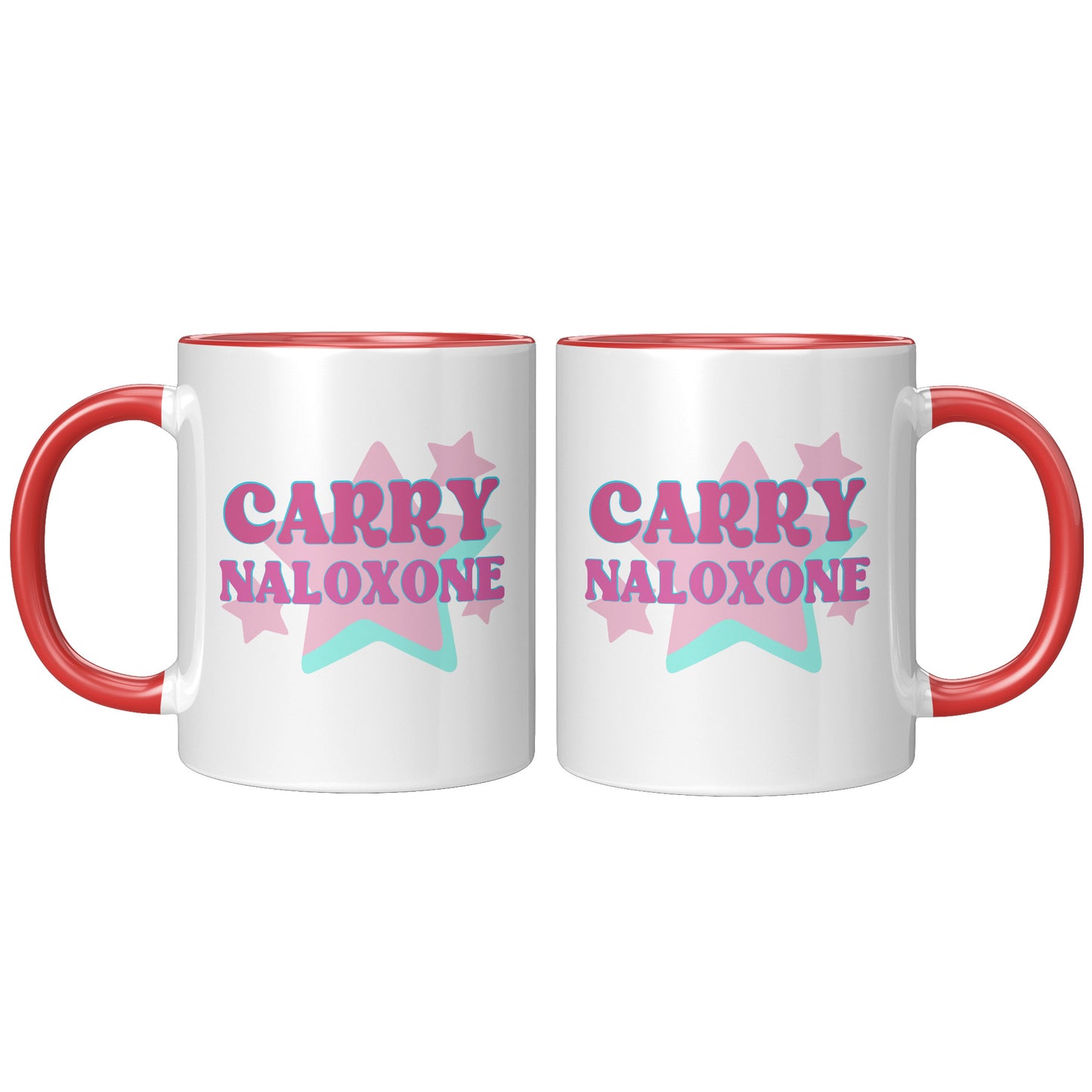 Carry Naloxone, Harm Reduction Mug, Overdose Awareness