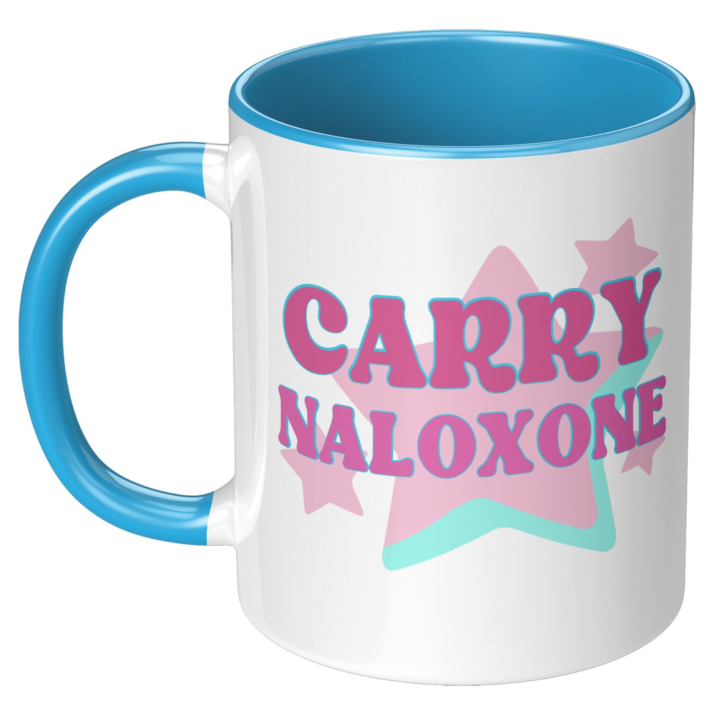 Carry Naloxone, Harm Reduction Mug, Overdose Awareness