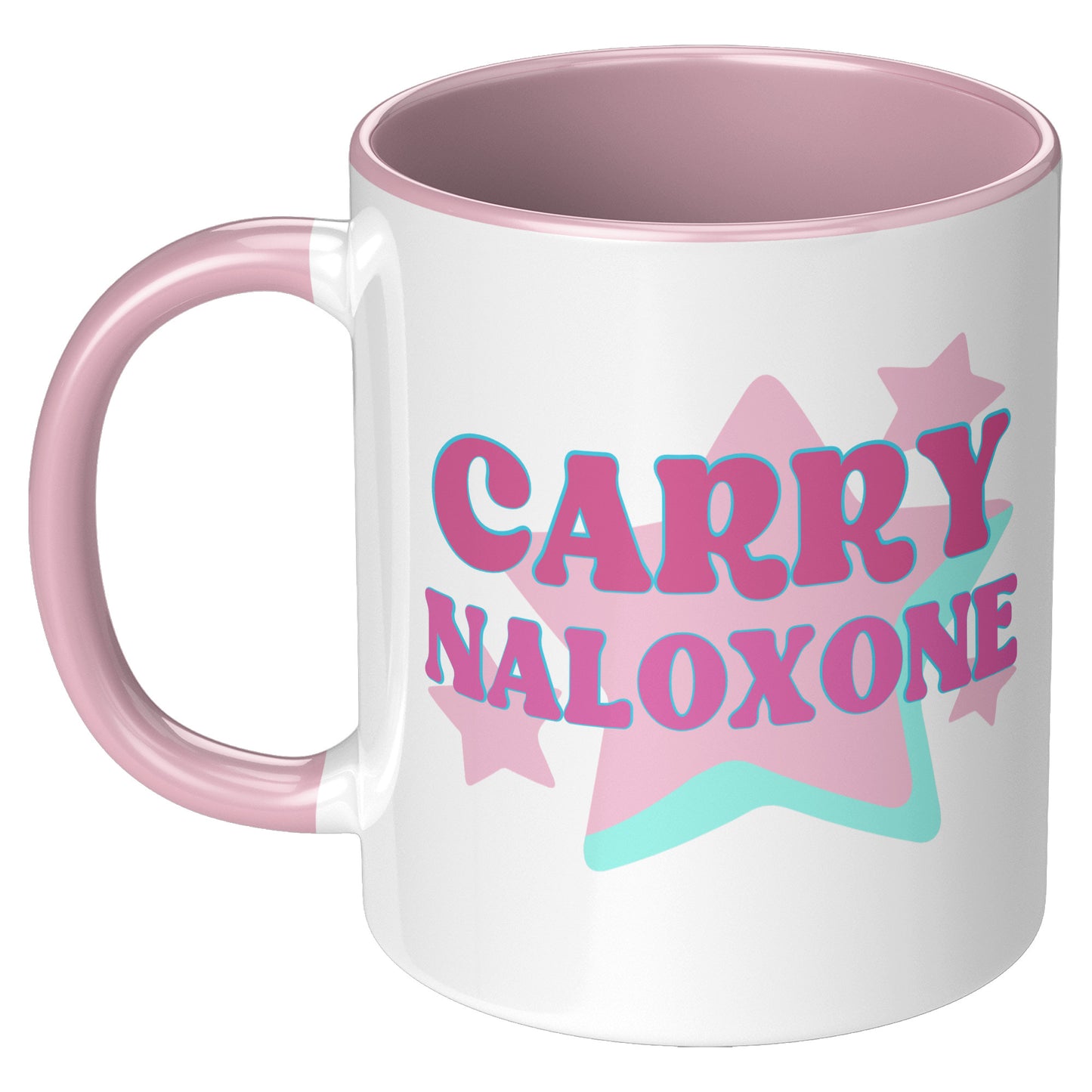 Carry Naloxone, Harm Reduction Mug, Overdose Awareness