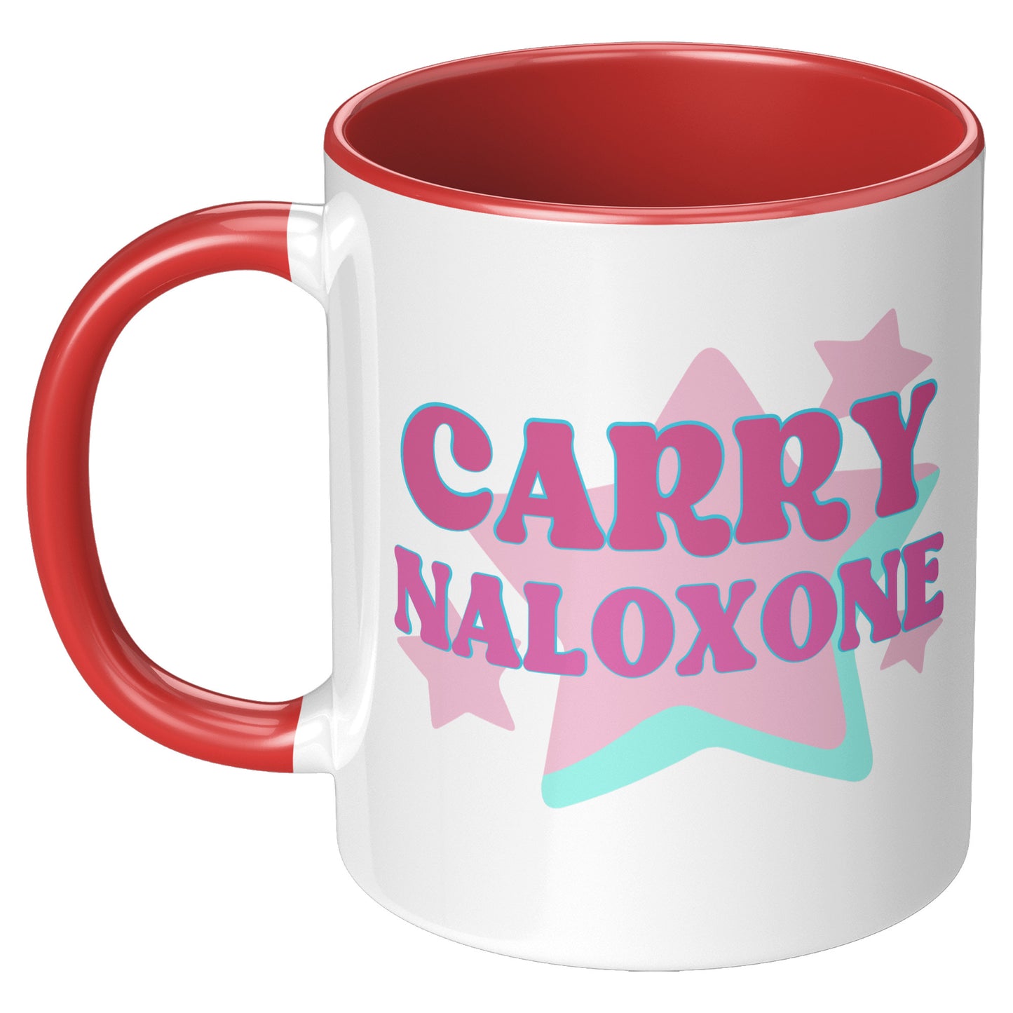 Carry Naloxone, Harm Reduction Mug, Overdose Awareness