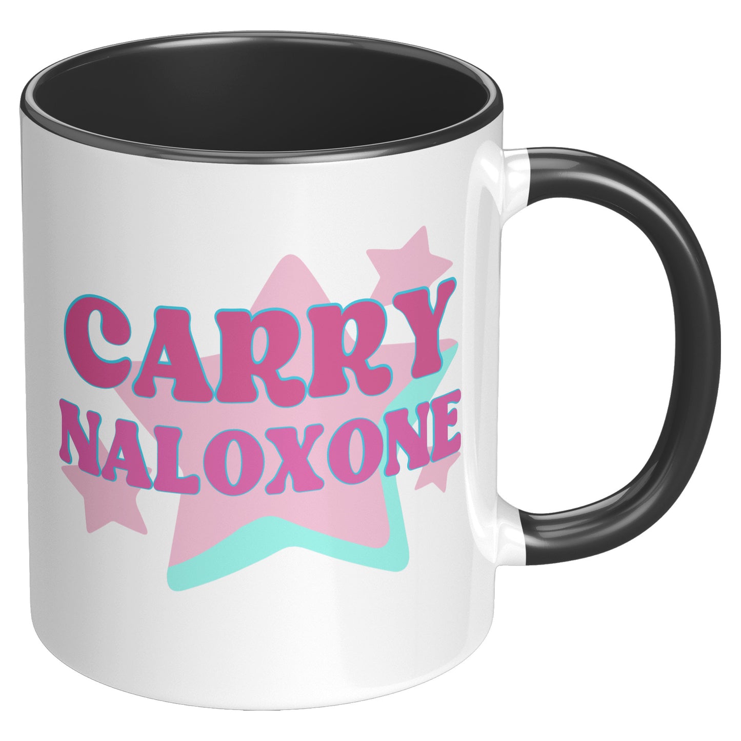 Carry Naloxone, Harm Reduction Mug, Overdose Awareness