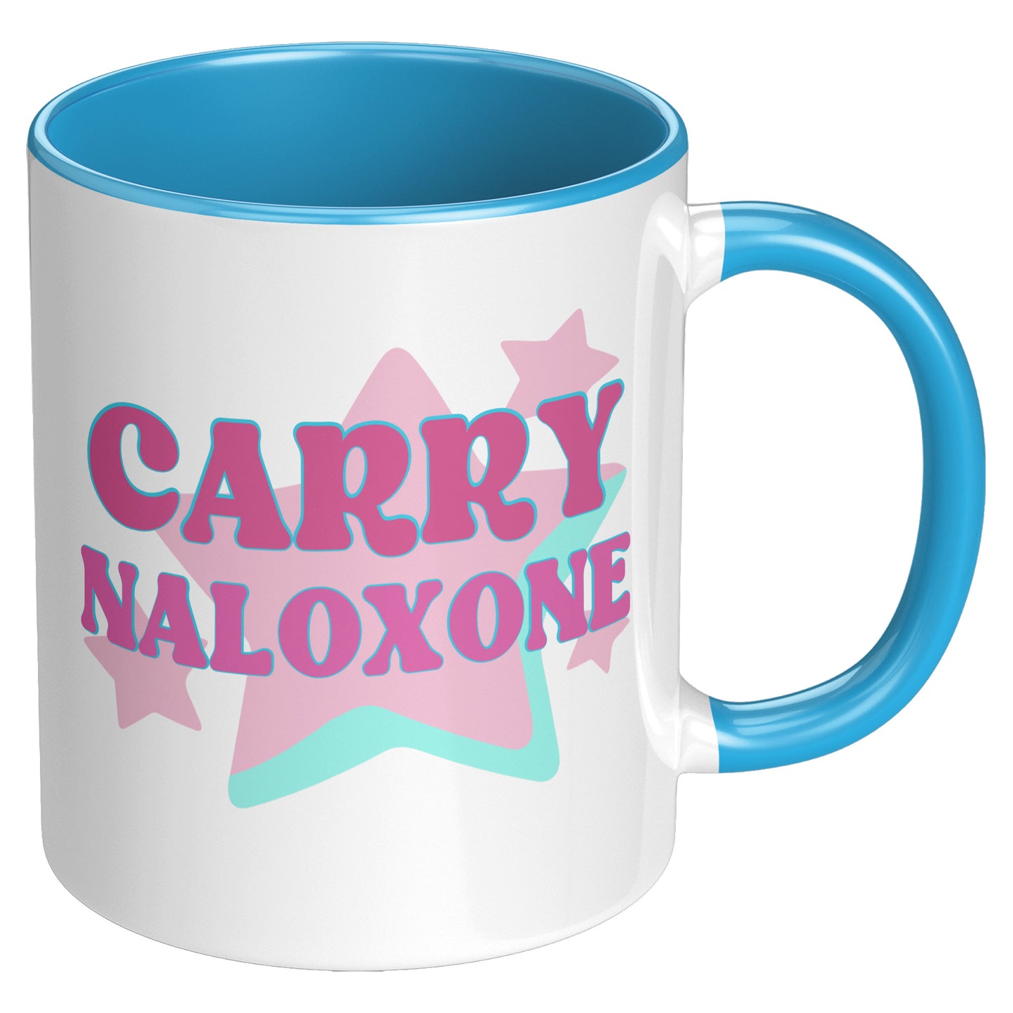 Carry Naloxone, Harm Reduction Mug, Overdose Awareness