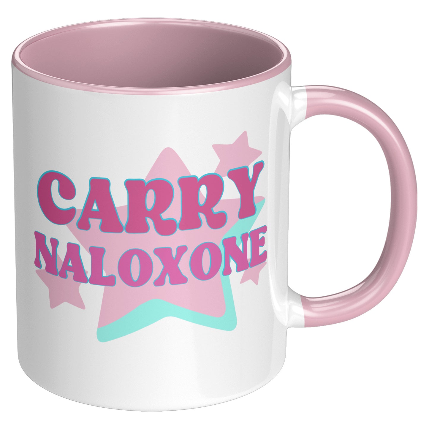 Carry Naloxone, Harm Reduction Mug, Overdose Awareness