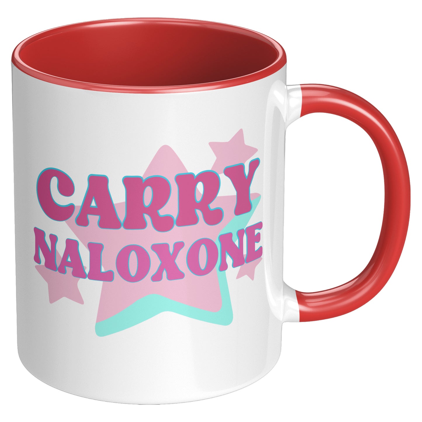 Carry Naloxone, Harm Reduction Mug, Overdose Awareness