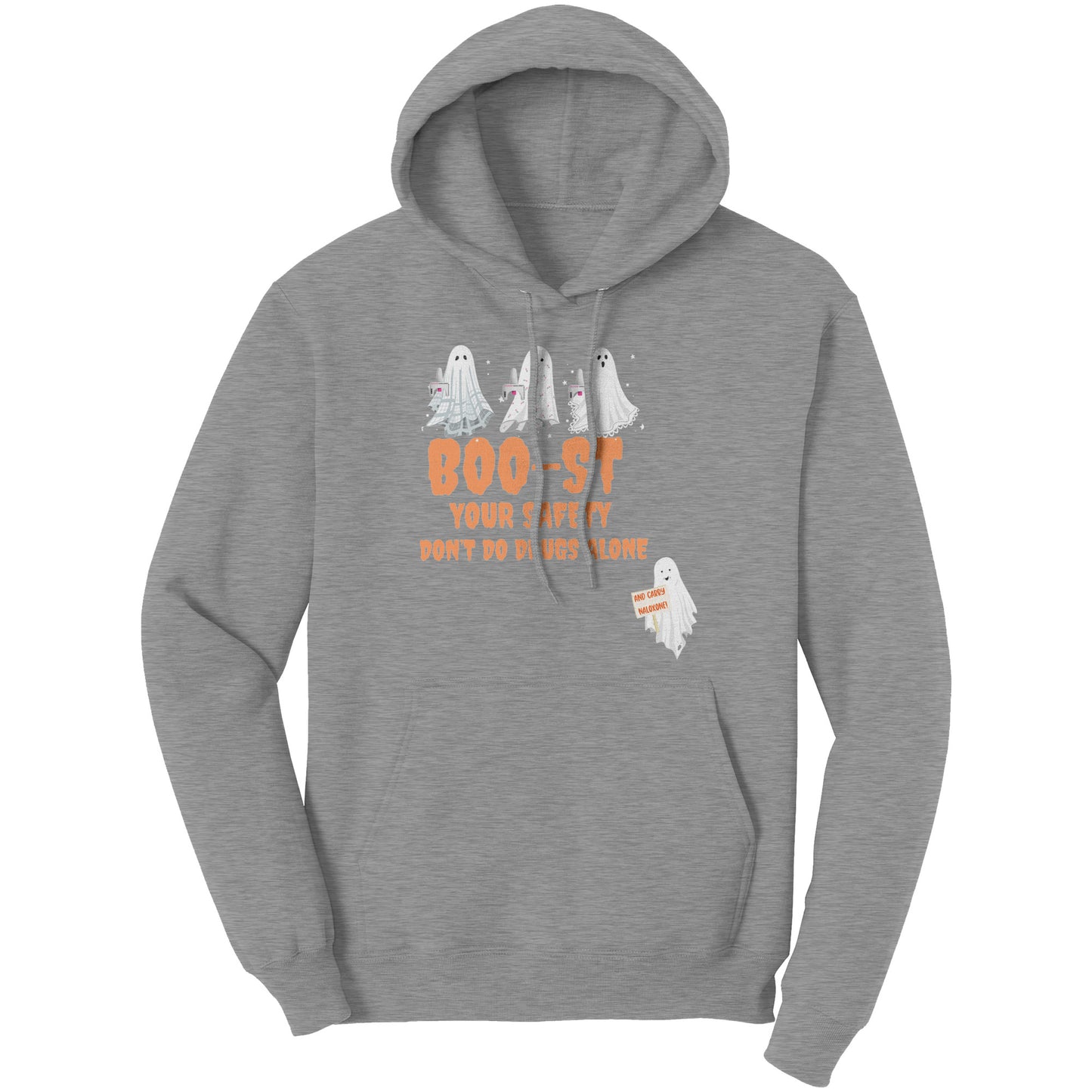 Don't Use Drugs Alone Halloween Harm Reduction Hoodie
