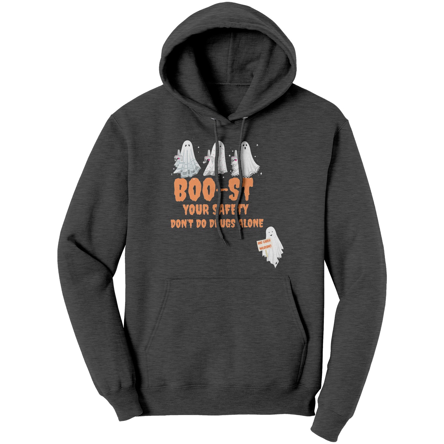 Don't Use Drugs Alone Halloween Harm Reduction Hoodie