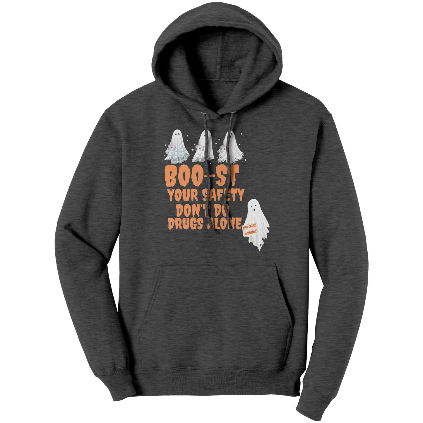 Don't Use Drugs Alone Halloween Harm Reduction Hoodie