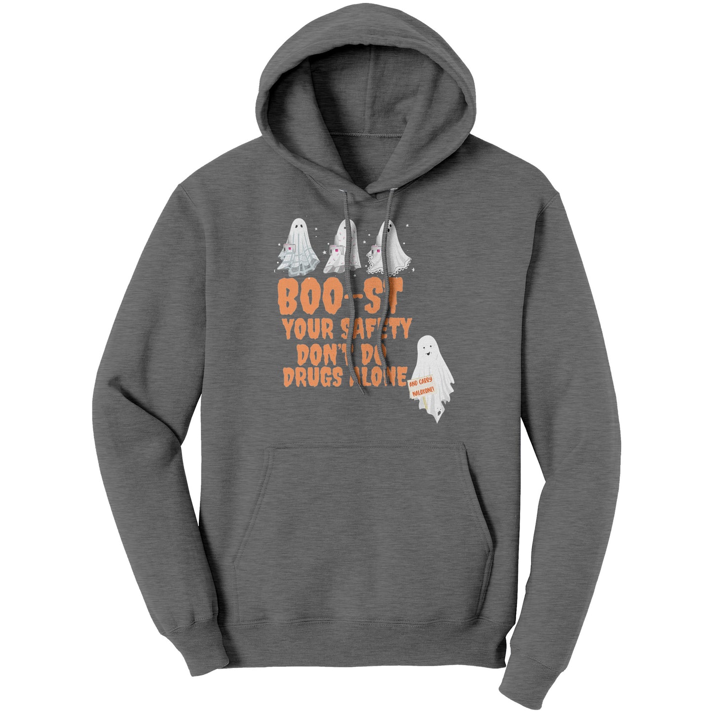 Don't Use Drugs Alone Halloween Harm Reduction Hoodie