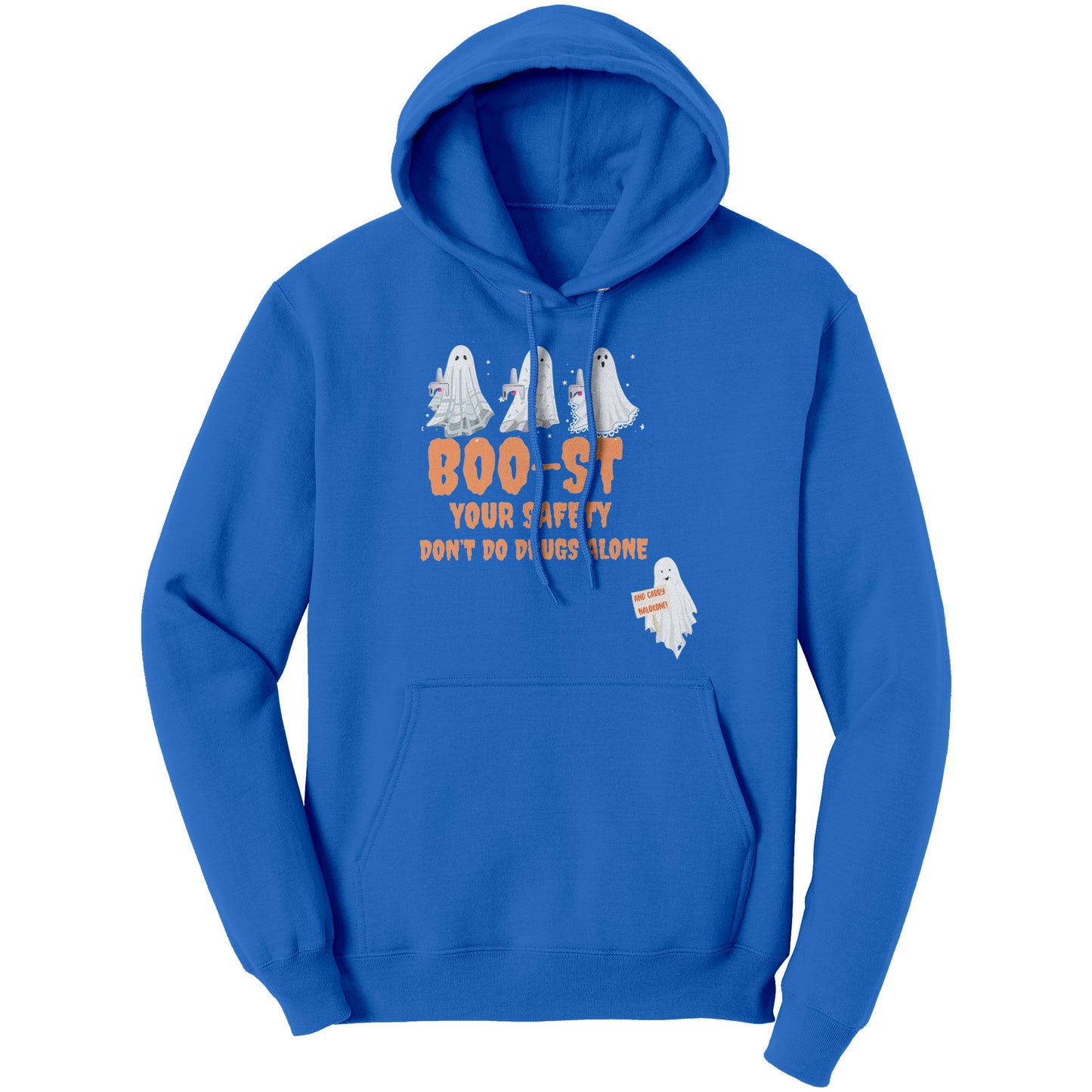 Don't Use Drugs Alone Halloween Harm Reduction Hoodie