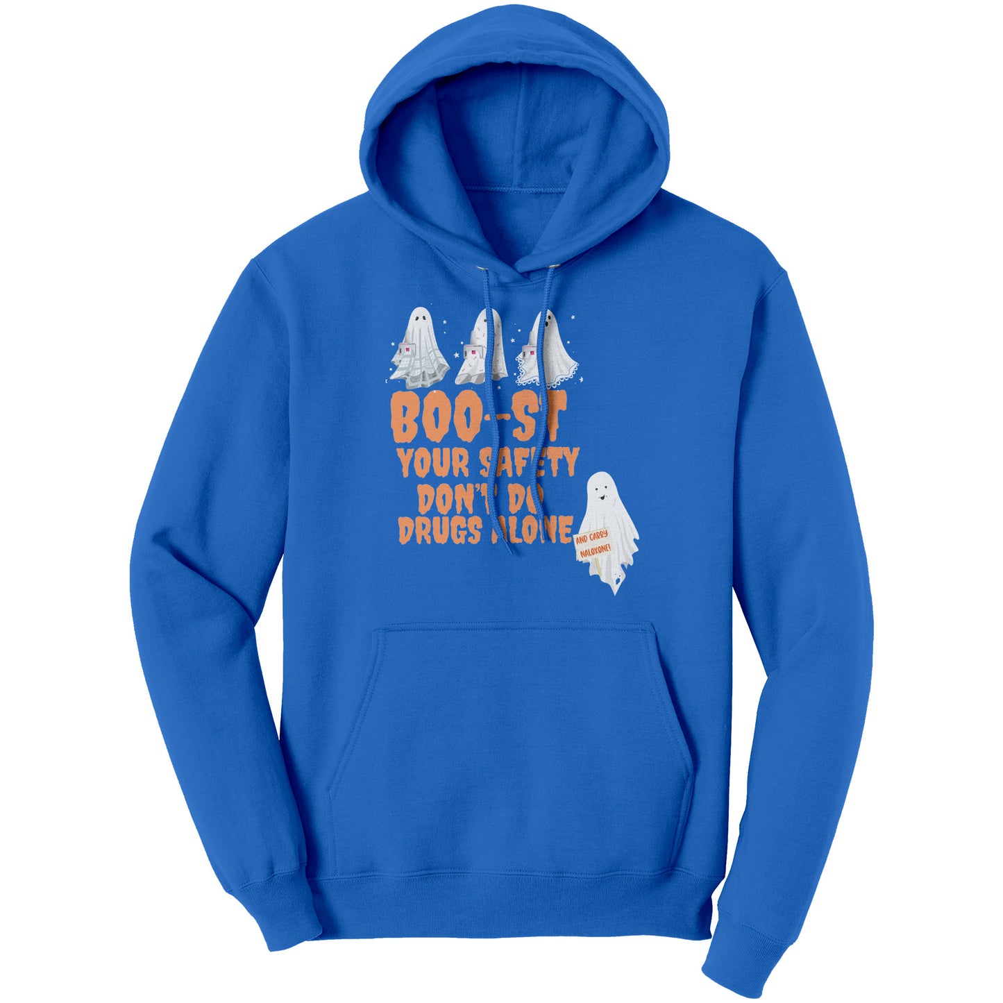 Don't Use Drugs Alone Halloween Harm Reduction Hoodie
