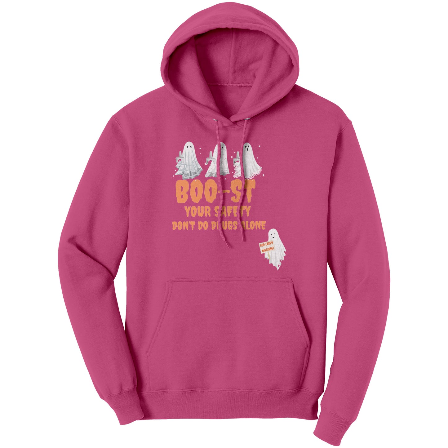 Don't Use Drugs Alone Halloween Harm Reduction Hoodie