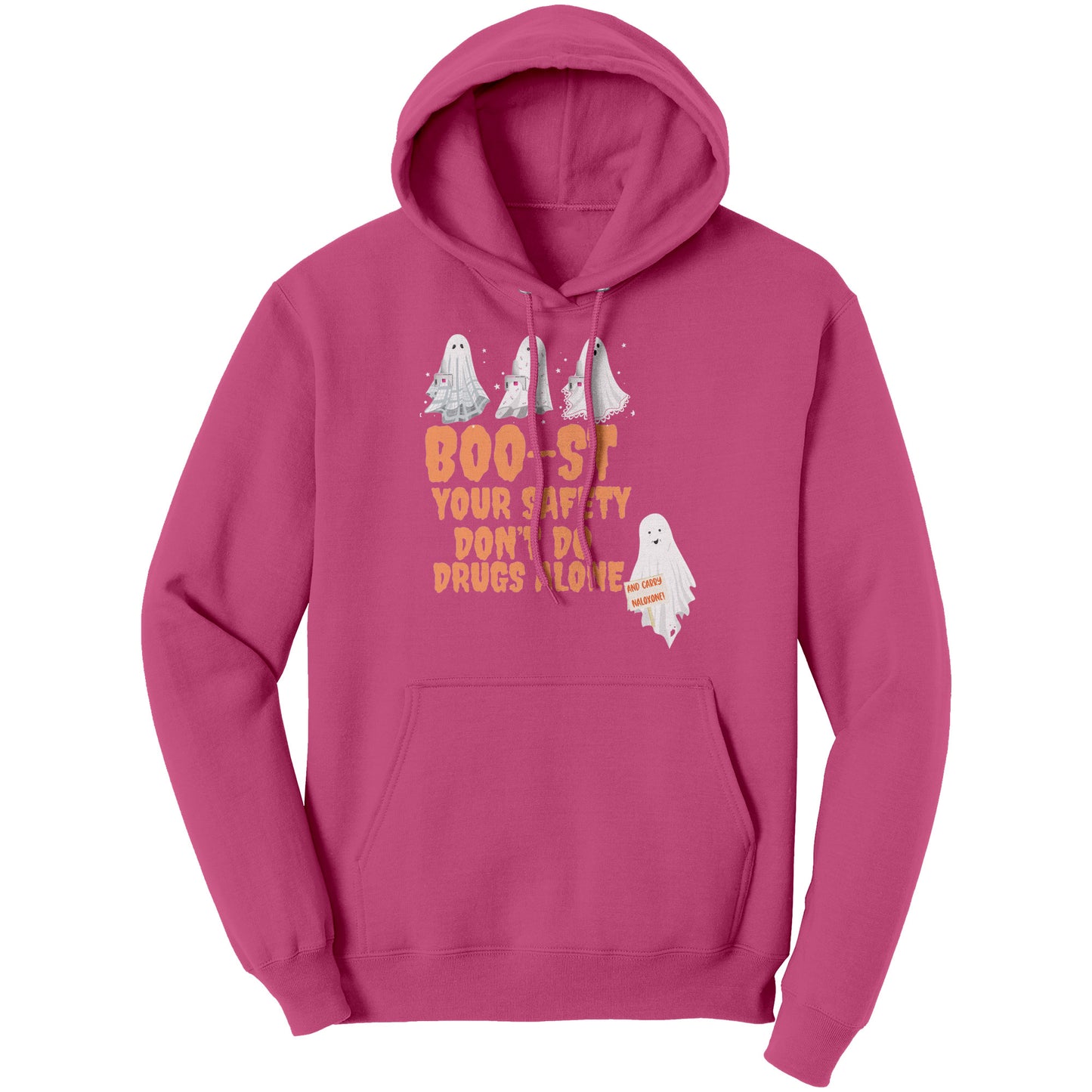 Don't Use Drugs Alone Halloween Harm Reduction Hoodie