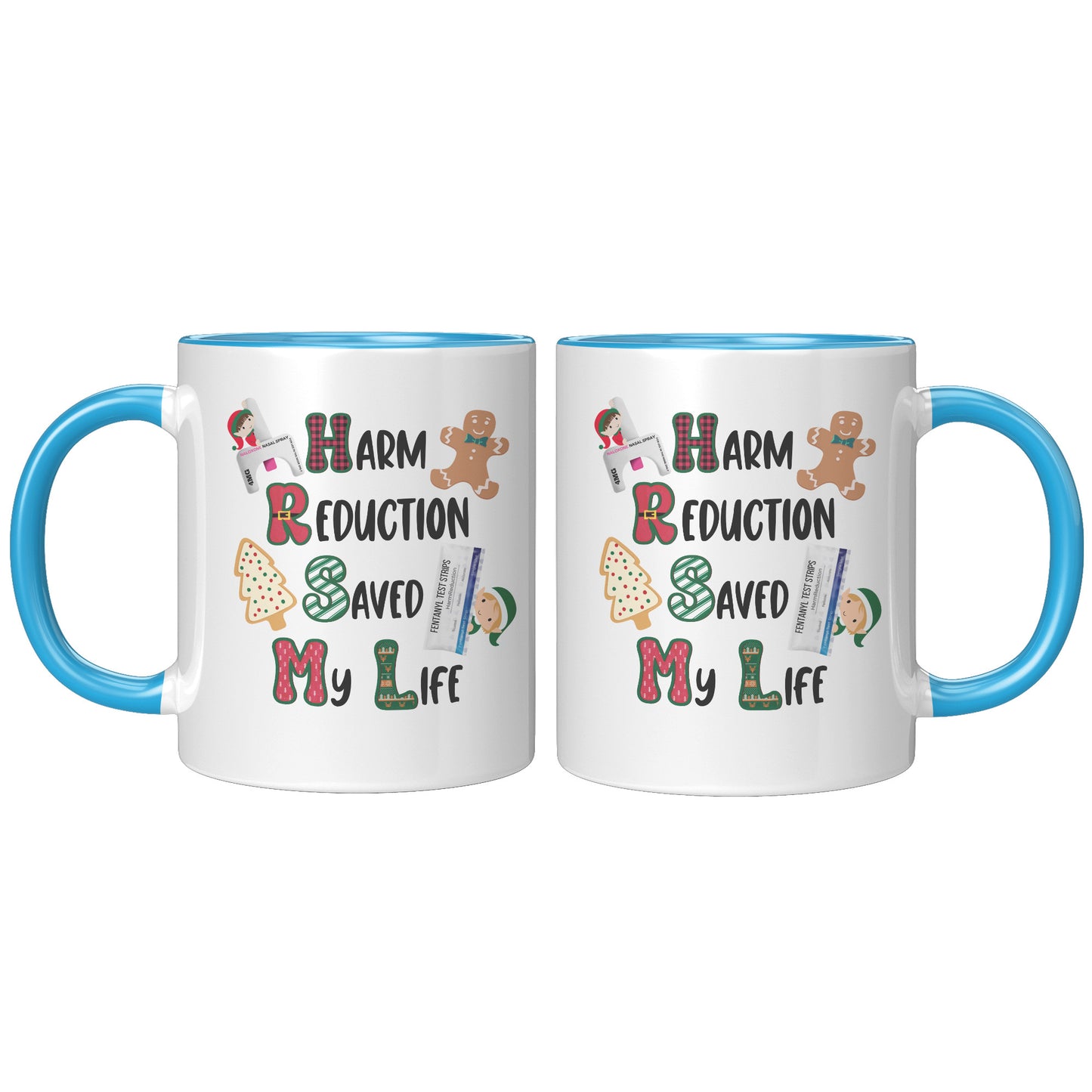 Harm Reduction Christmas Gift, Harm Reduction Saved My Life Coffee Mug, Harm Reduction Gifts