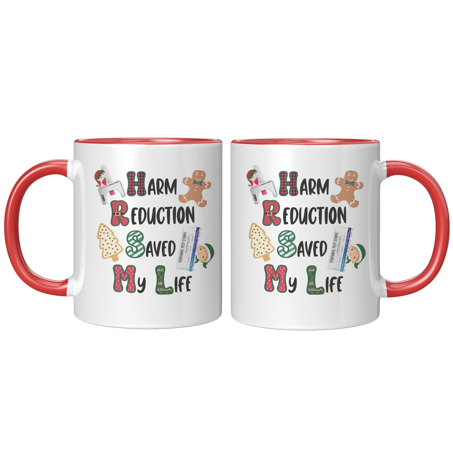 Harm Reduction Christmas Gift, Harm Reduction Saved My Life Coffee Mug, Harm Reduction Gifts
