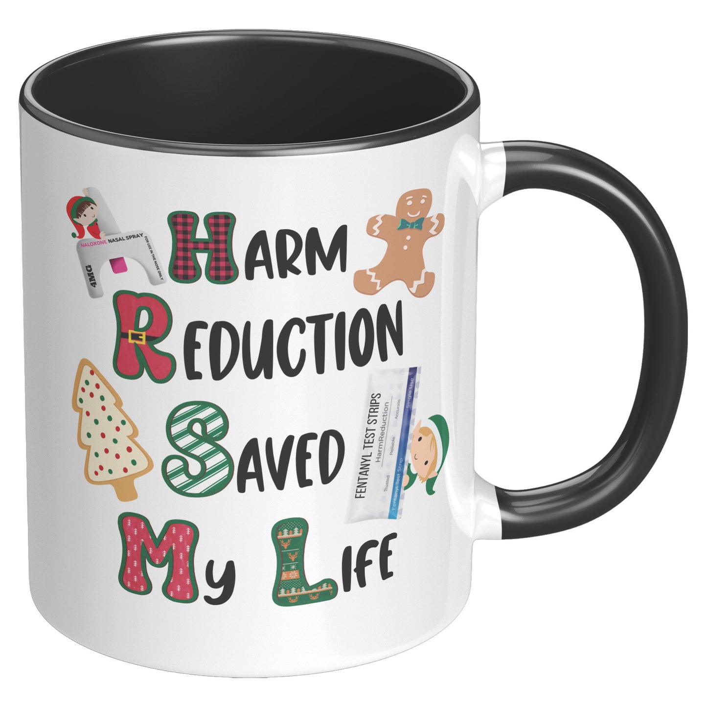 Harm Reduction Christmas Gift, Harm Reduction Saved My Life Coffee Mug, Harm Reduction Gifts