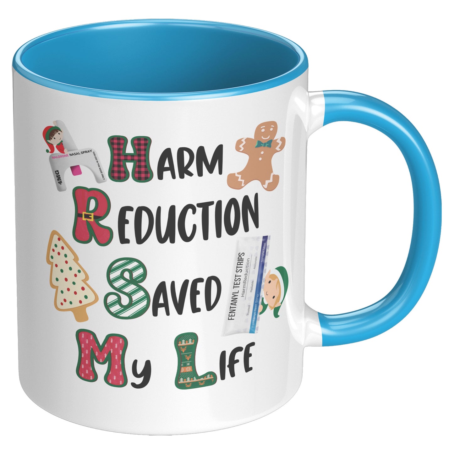 Harm Reduction Christmas Gift, Harm Reduction Saved My Life Coffee Mug, Harm Reduction Gifts