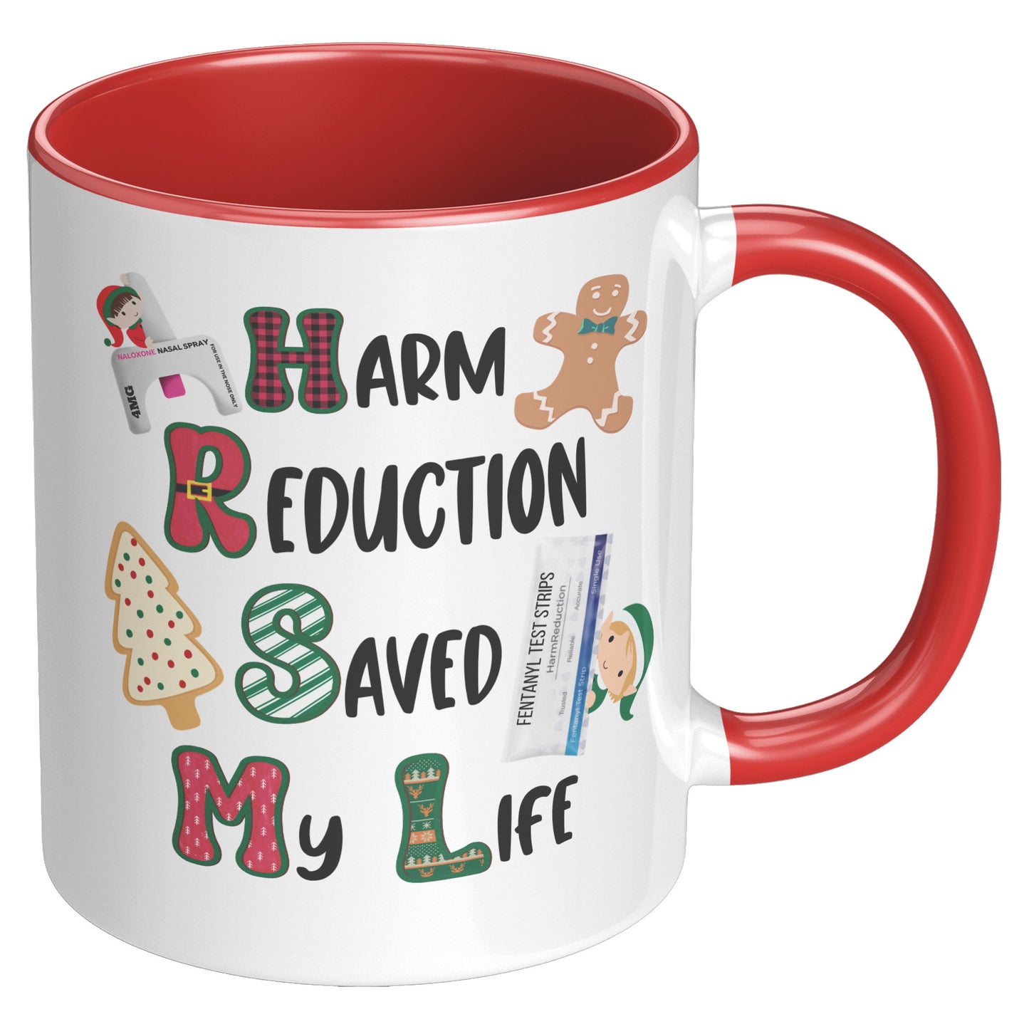 Harm Reduction Christmas Gift, Harm Reduction Saved My Life Coffee Mug, Harm Reduction Gifts