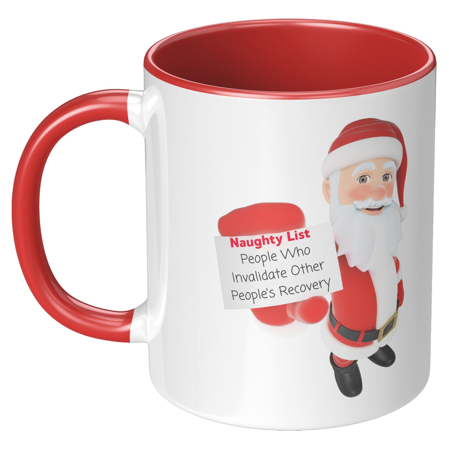 Harm Reduction Christmas, Naughty List Santa, Recovery Gifts, Harm Reduction Gifts
