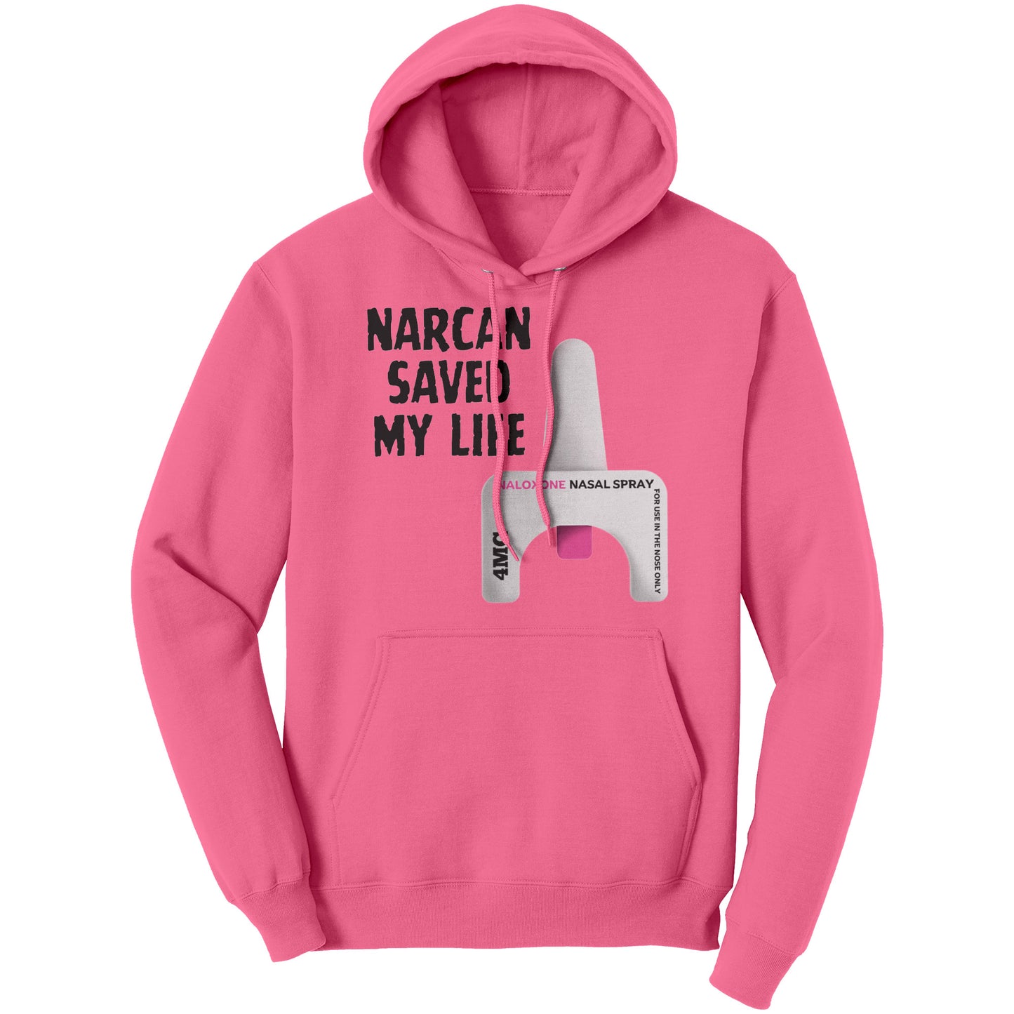 Narcan Hoodie, Harm Reduction Hoodie, Narcan Saved My Life Hoodie, Overdose Awareness