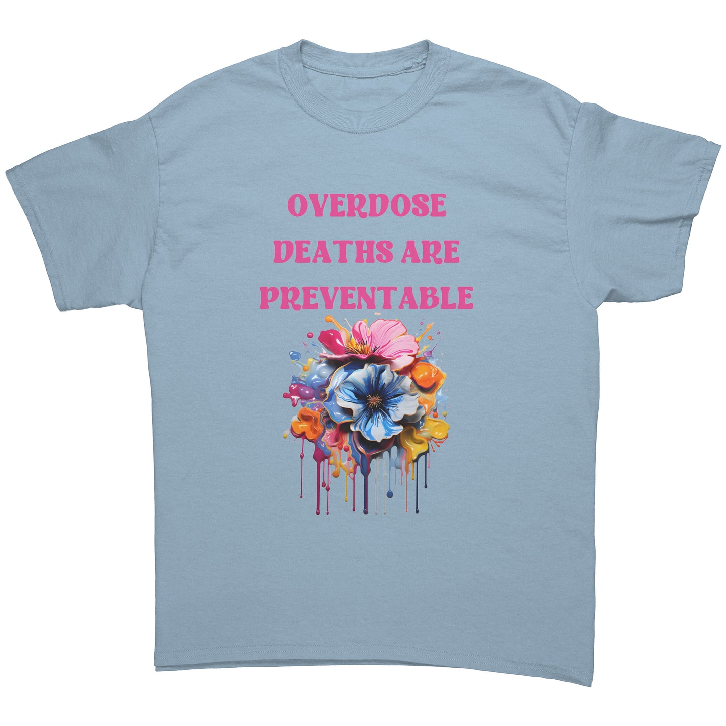 Overdose Deaths Are Preventable Harm Reduction Tshirt, Overdose Awareness