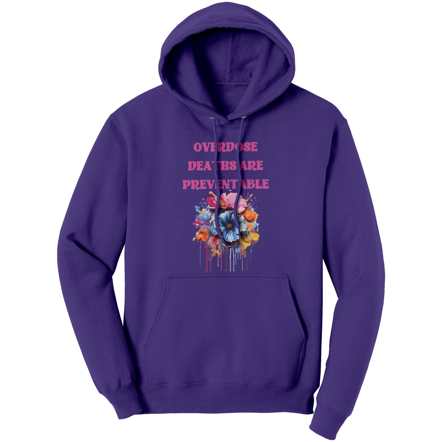 Overdose Deaths Are Preventable Harm Reduction Hoodie