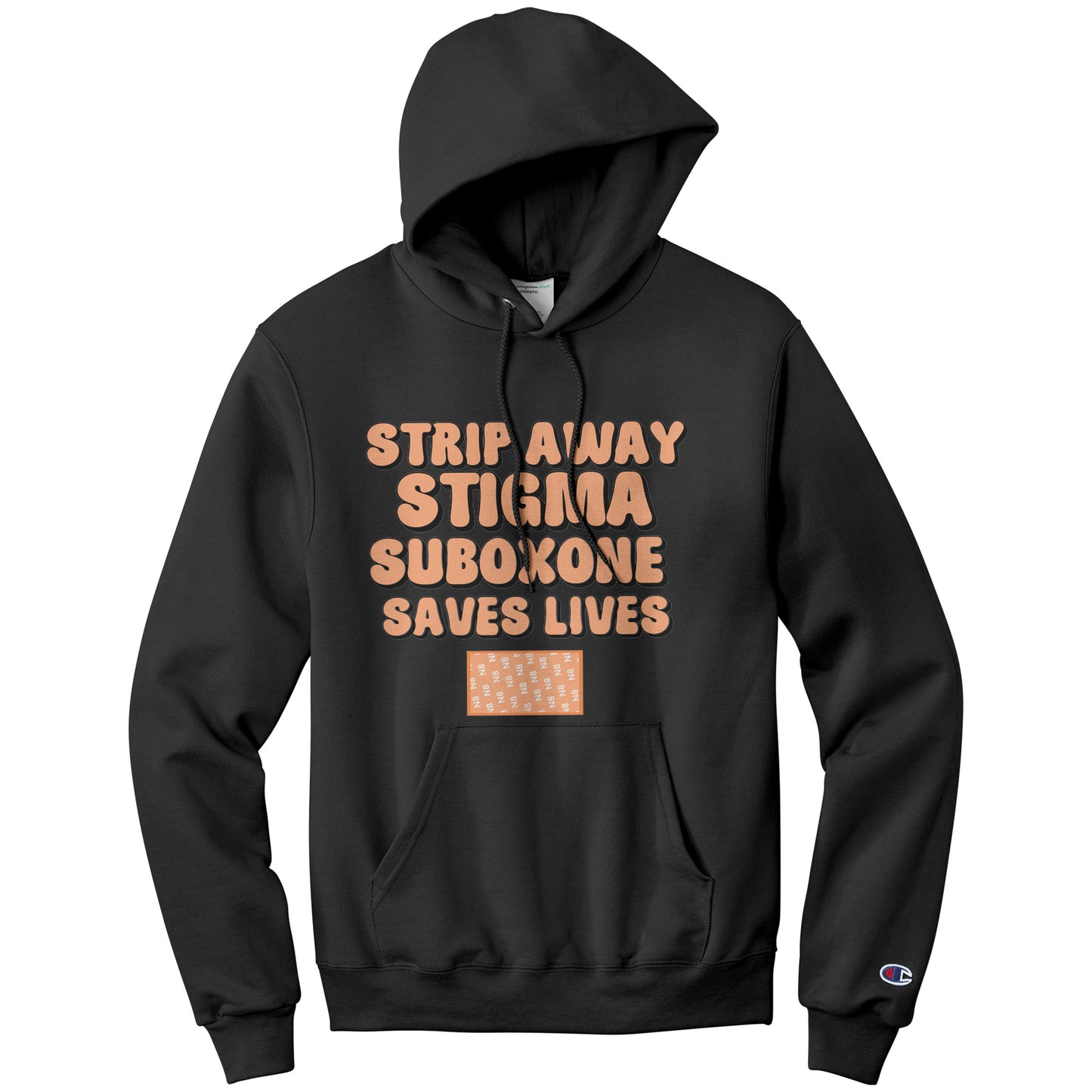 Strip Away Stigma Suboxone Saves Lives Champion Hoodie