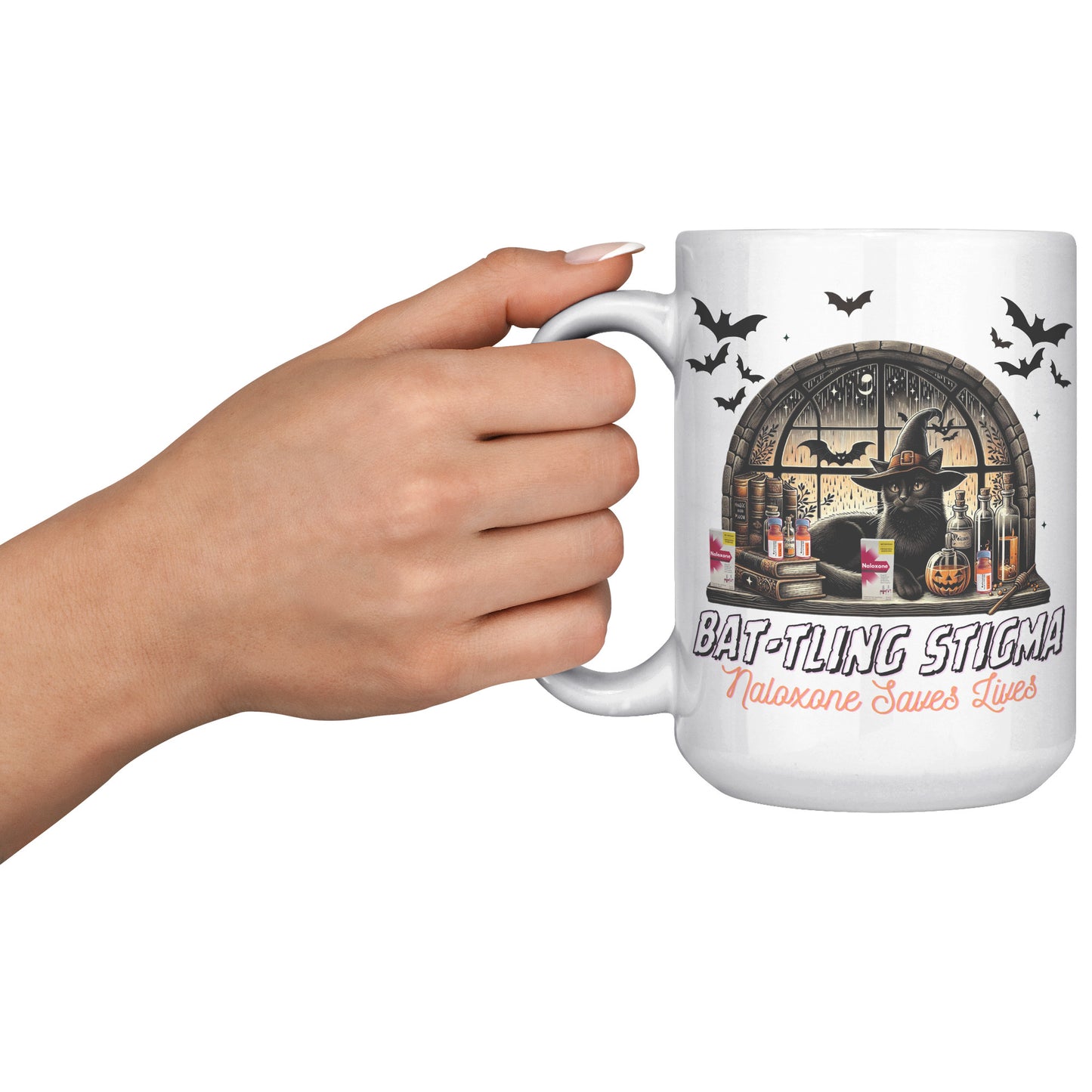 battling stigma mug