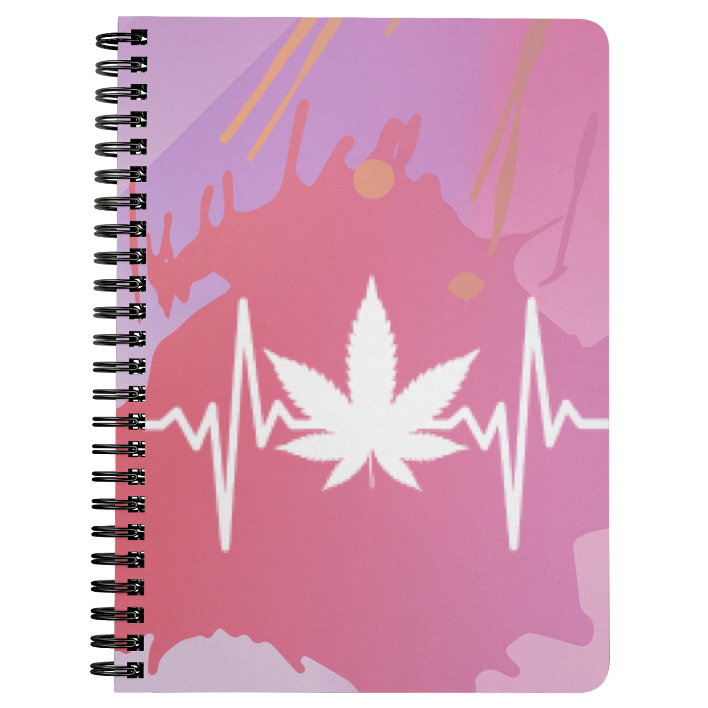 Beat of My Heart Cannabis Girl Notebook - Gracious Concepts