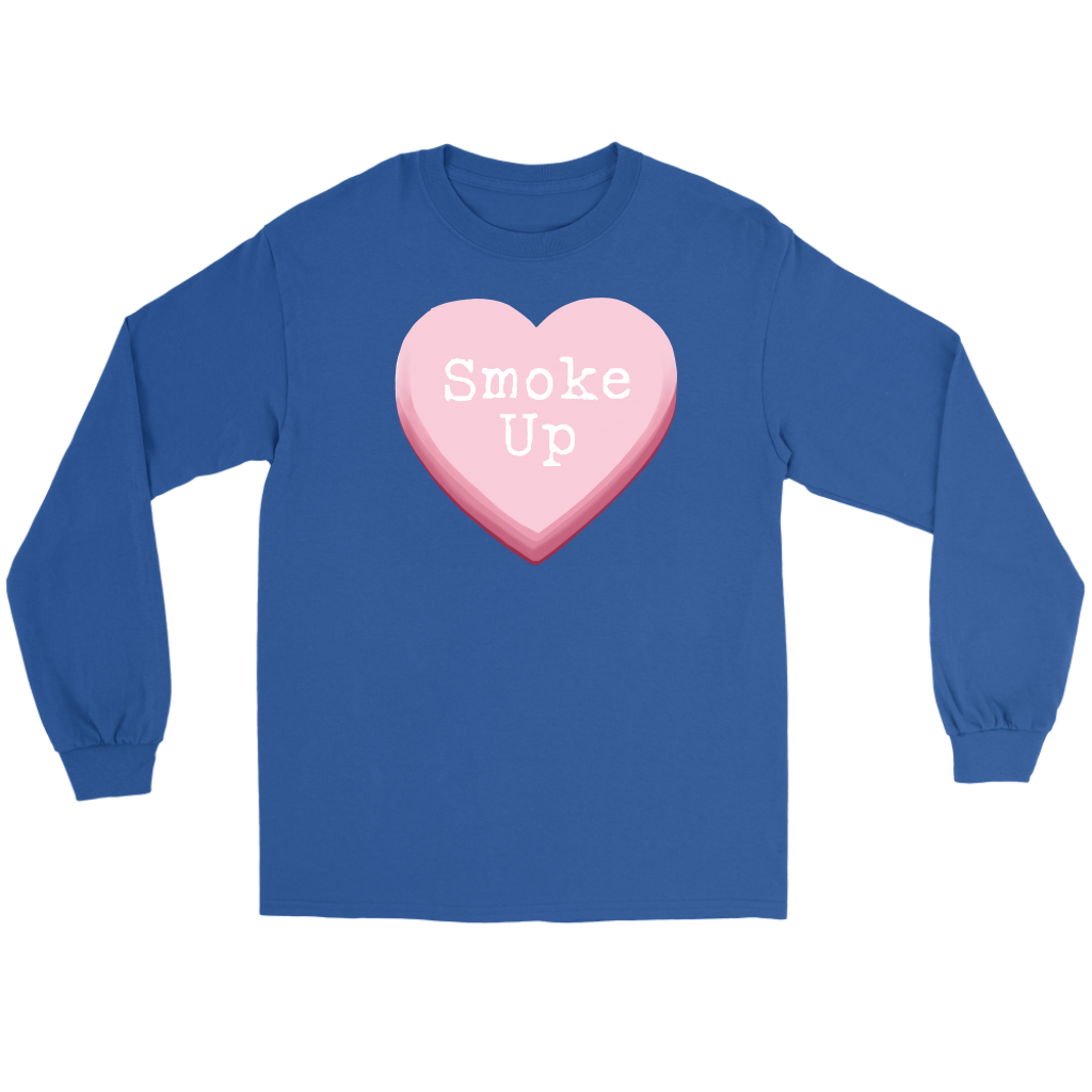 Smoke Up Candy Heart Valentine Long Sleeve Unisex - Gracious Concepts