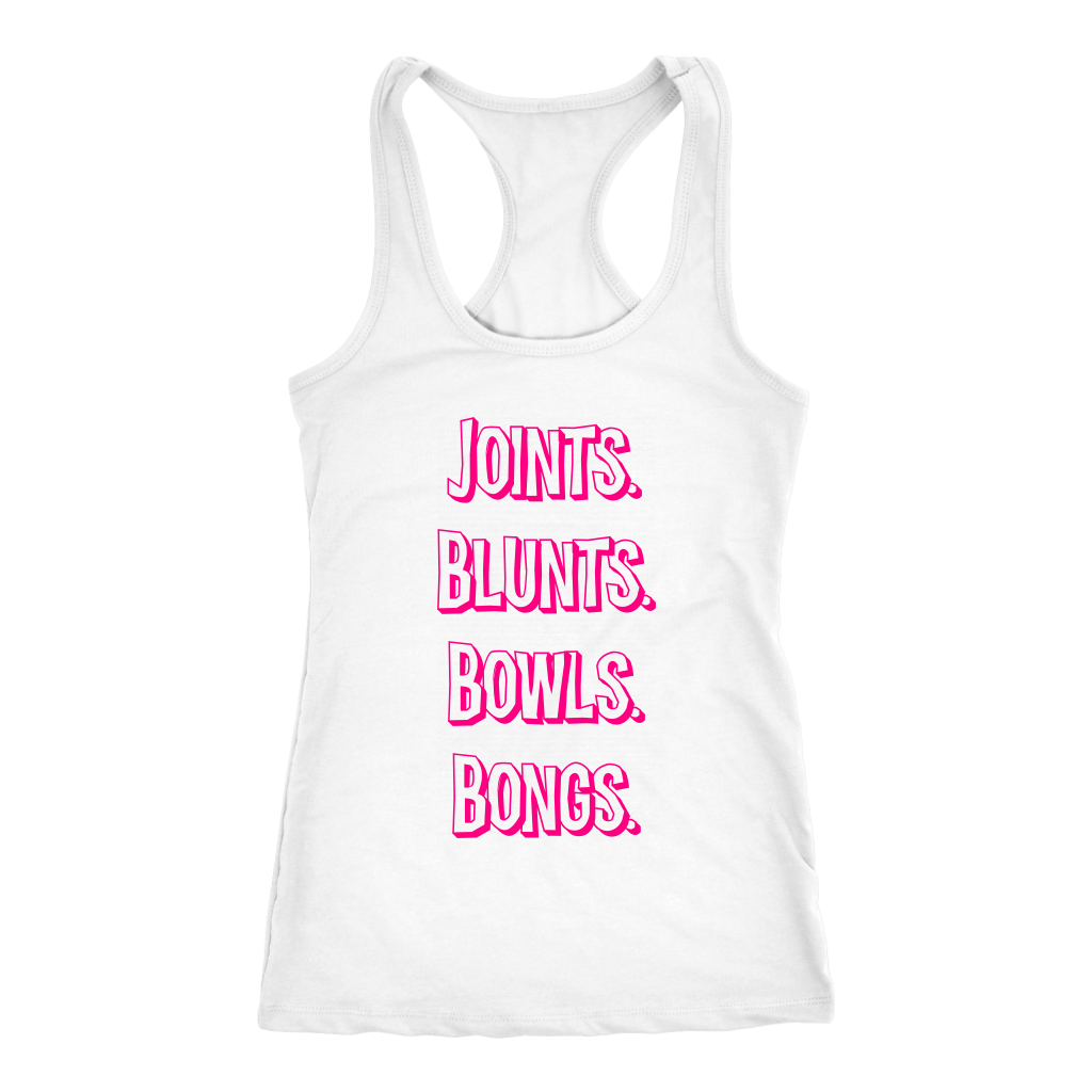 Joints, Blunts, Etc. Racerback Tank - Gracious Concepts