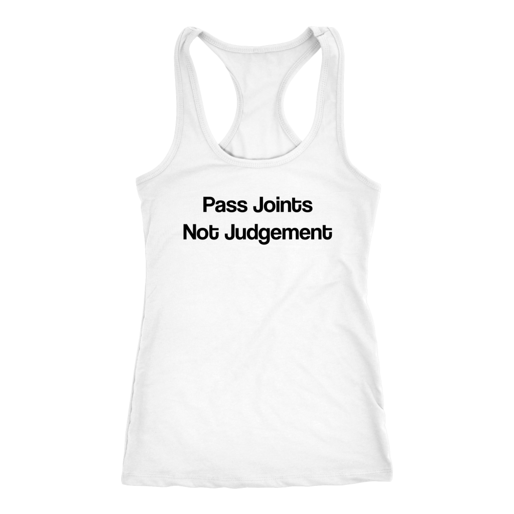 Stoner Girl Tank Top: Pass Joints Racerback