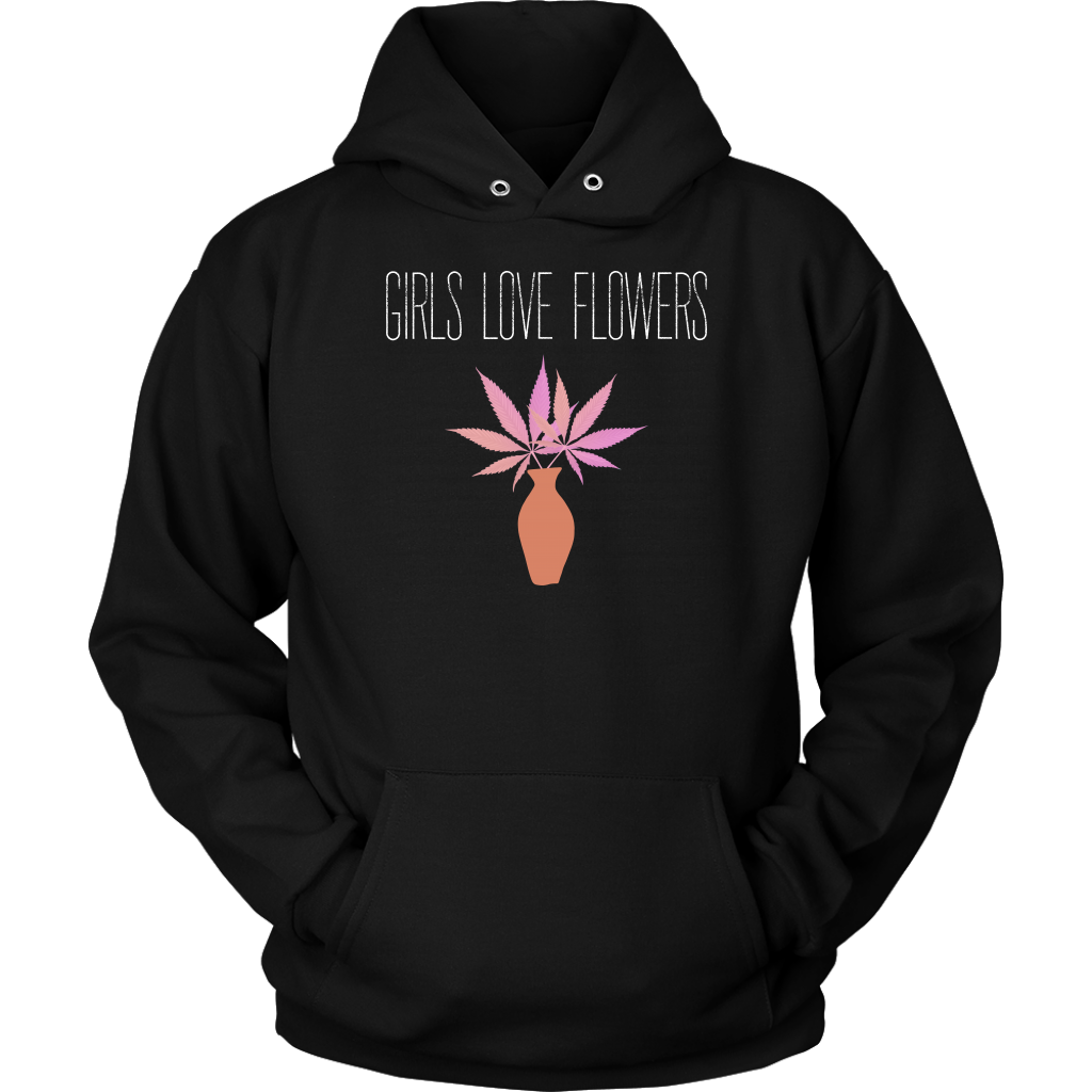 Girls Love Flowers Hoodie - Gracious Concepts