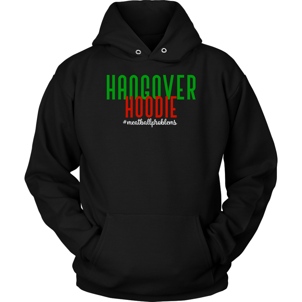 Hangover Hoodie in Italian Flag Colors #meatballproblems Hoodie - Gracious Concepts