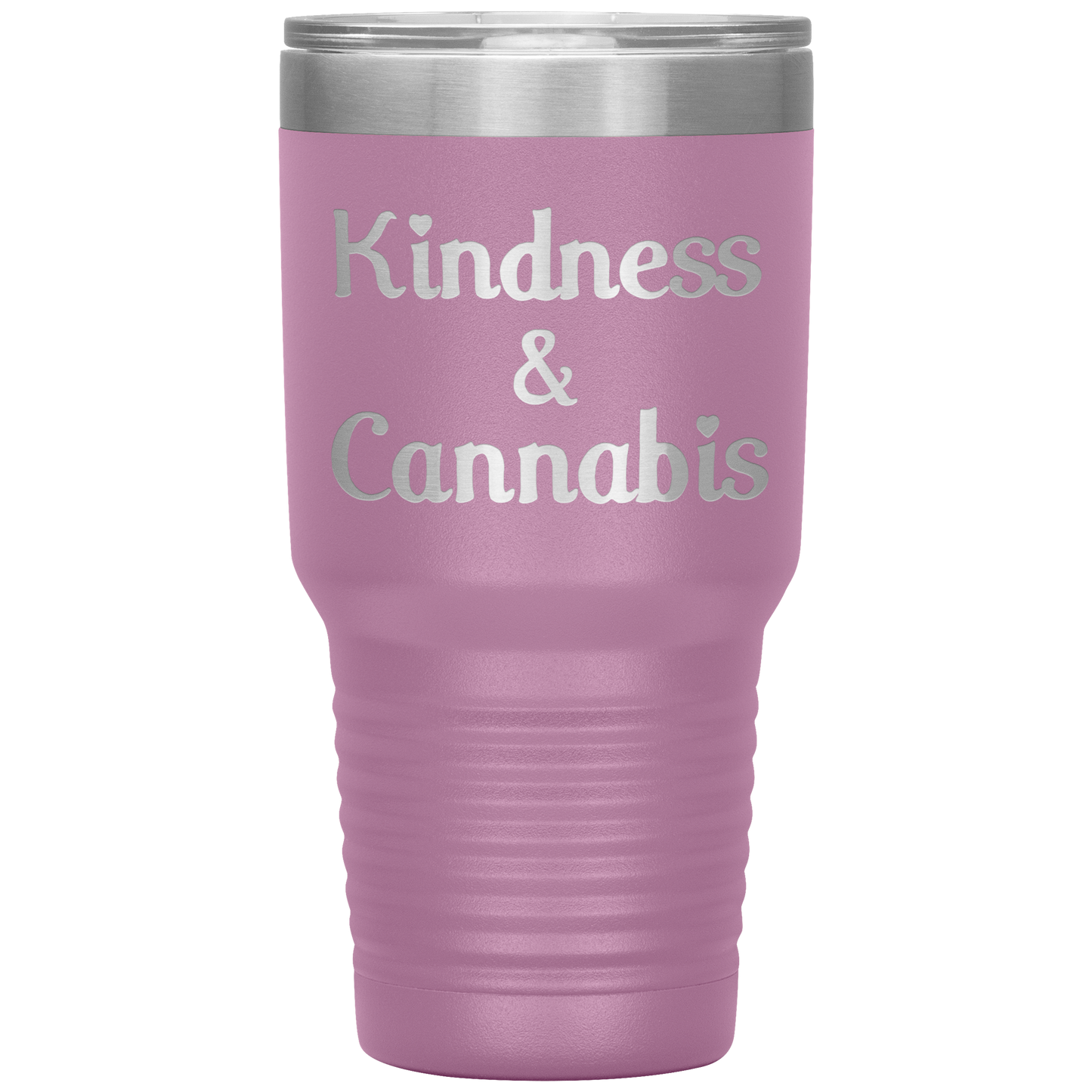 Kindness & Cannabis Travel Mug, Stoner Travel Mug, - Gracious Concepts