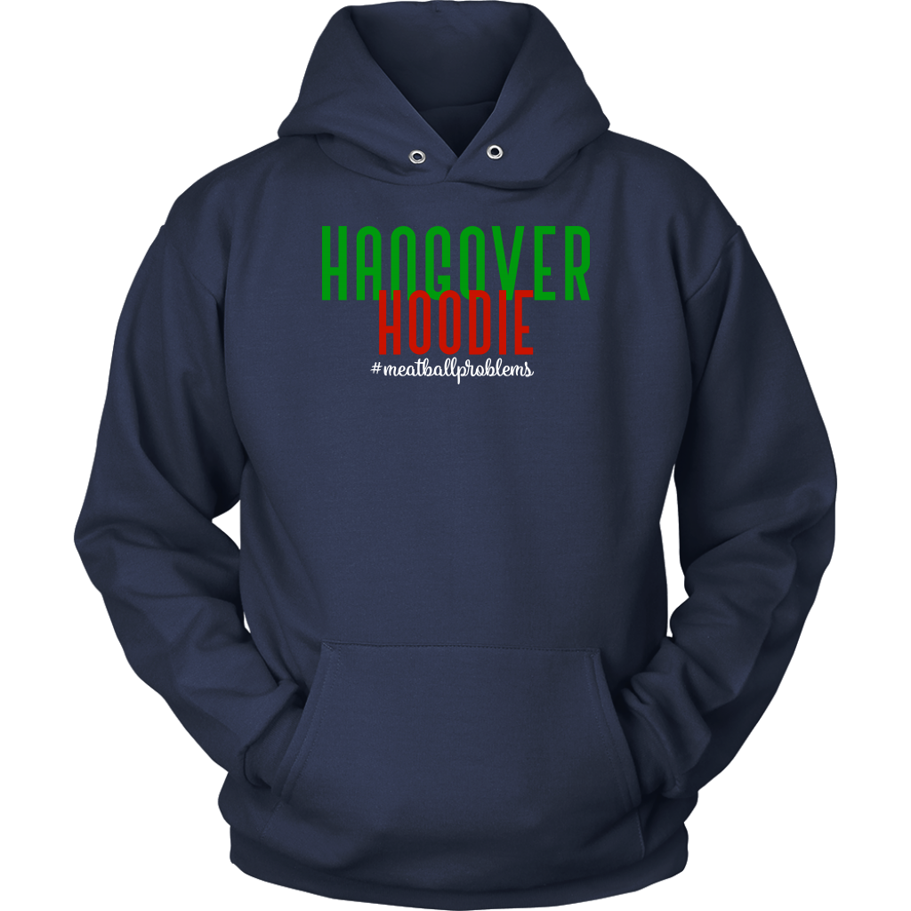 Hangover Hoodie in Italian Flag Colors #meatballproblems Hoodie - Gracious Concepts
