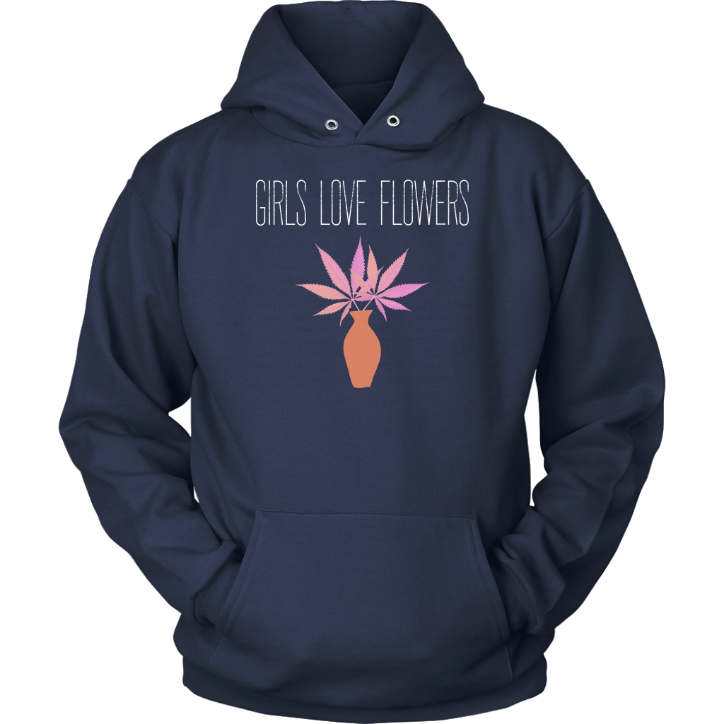 Girls Love Flowers Hoodie - Gracious Concepts