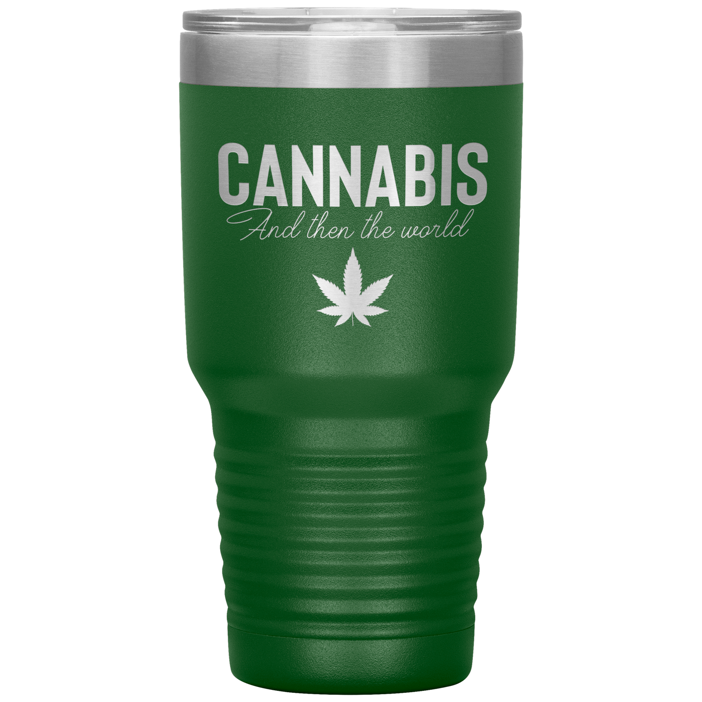 Cannabis & Then The World Travel Mug - Gracious Concepts