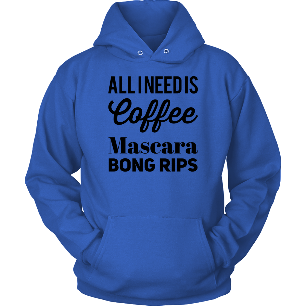 Stoner Girl Apparel: All I Need is Coffee, Mascara, Bong Rips - Gracious Concepts