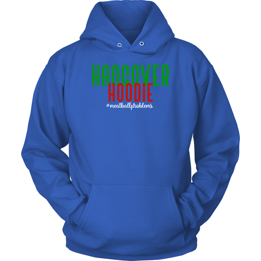 Hangover Hoodie in Italian Flag Colors #meatballproblems Hoodie - Gracious Concepts