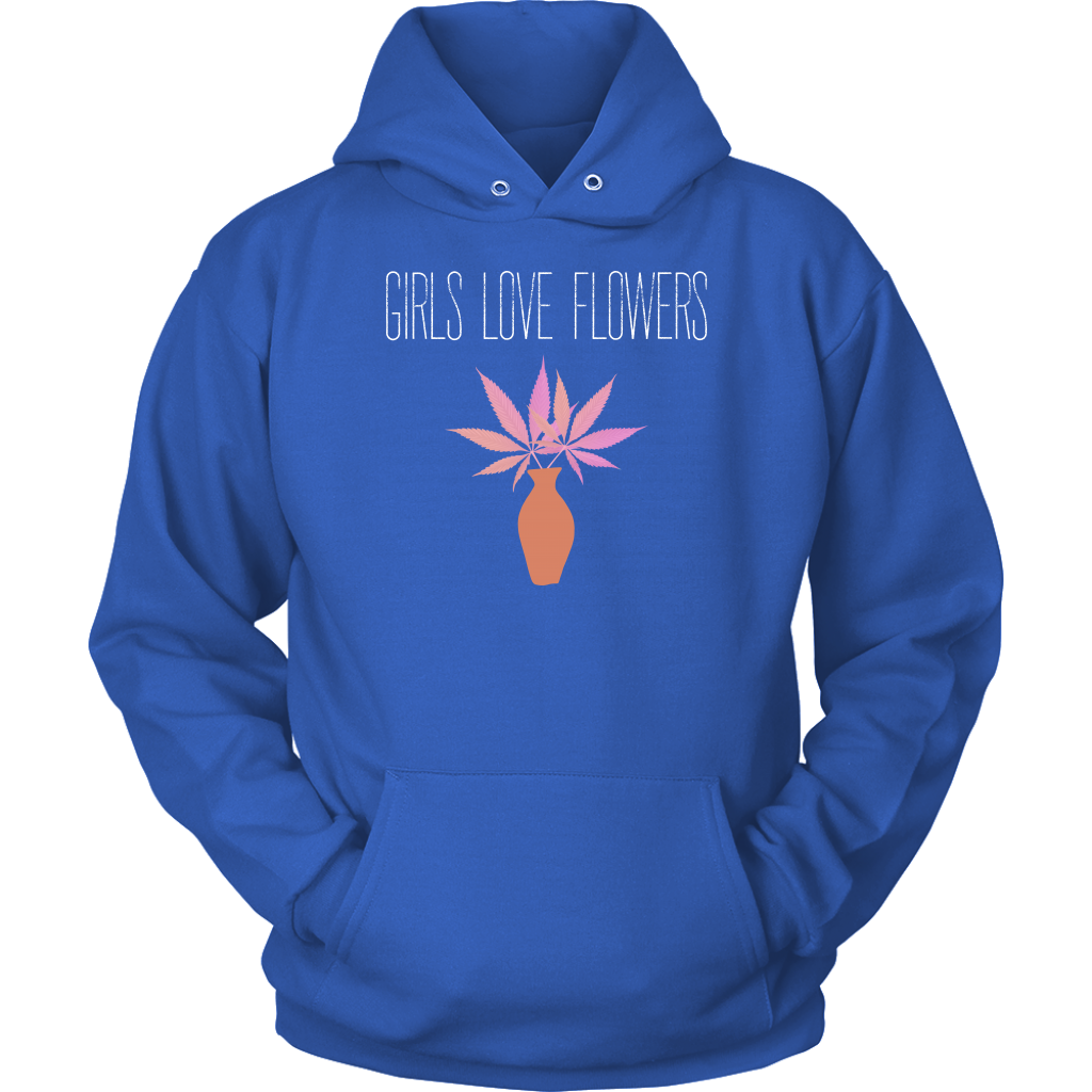 Girls Love Flowers Hoodie - Gracious Concepts
