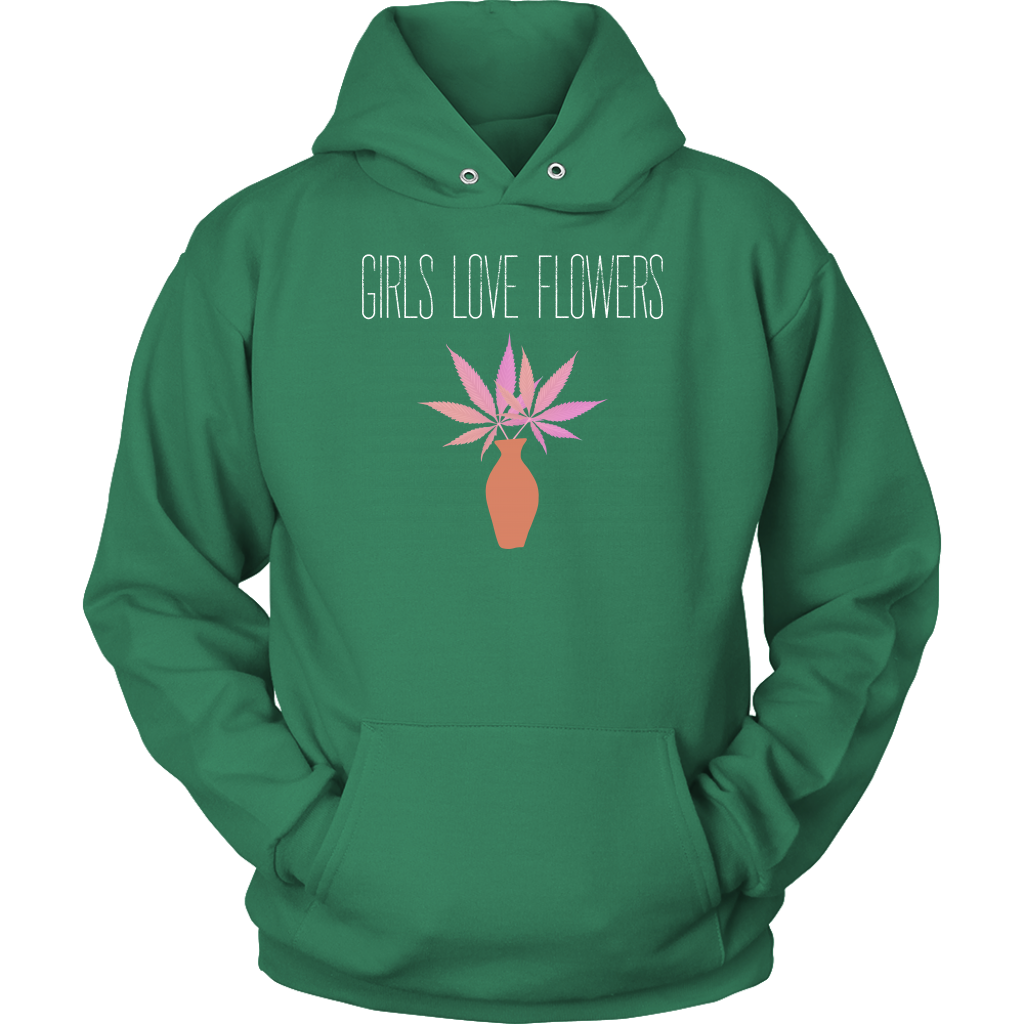 Girls Love Flowers Hoodie - Gracious Concepts