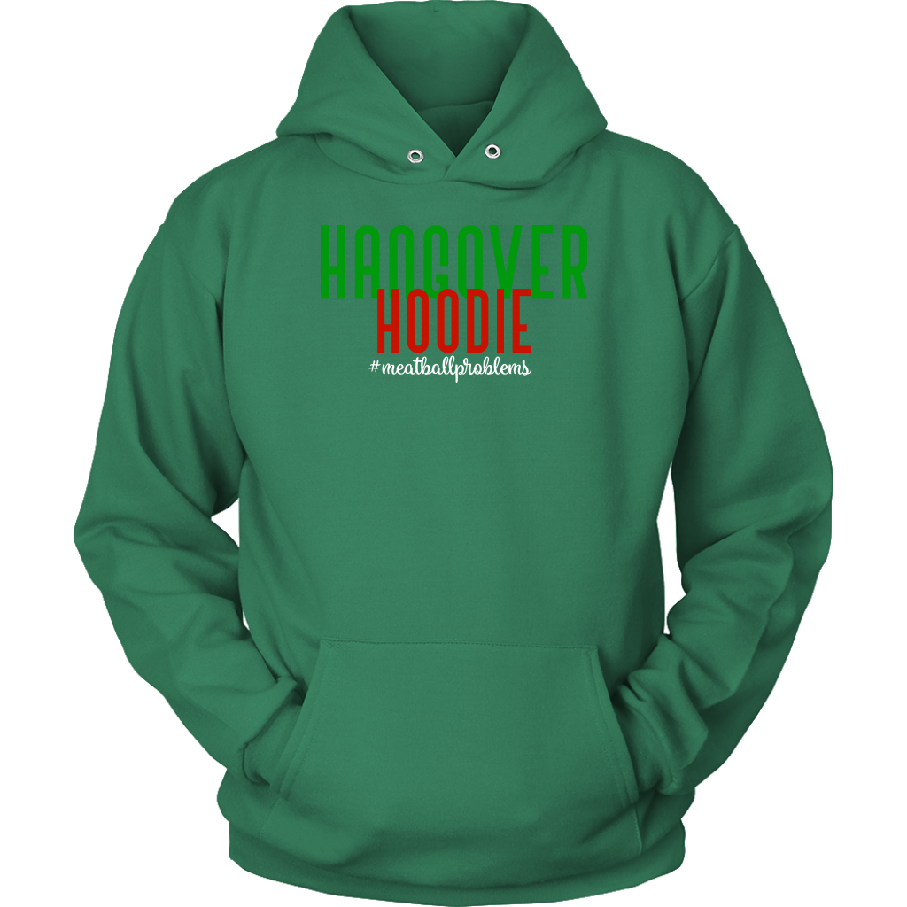 Hangover Hoodie in Italian Flag Colors #meatballproblems Hoodie - Gracious Concepts