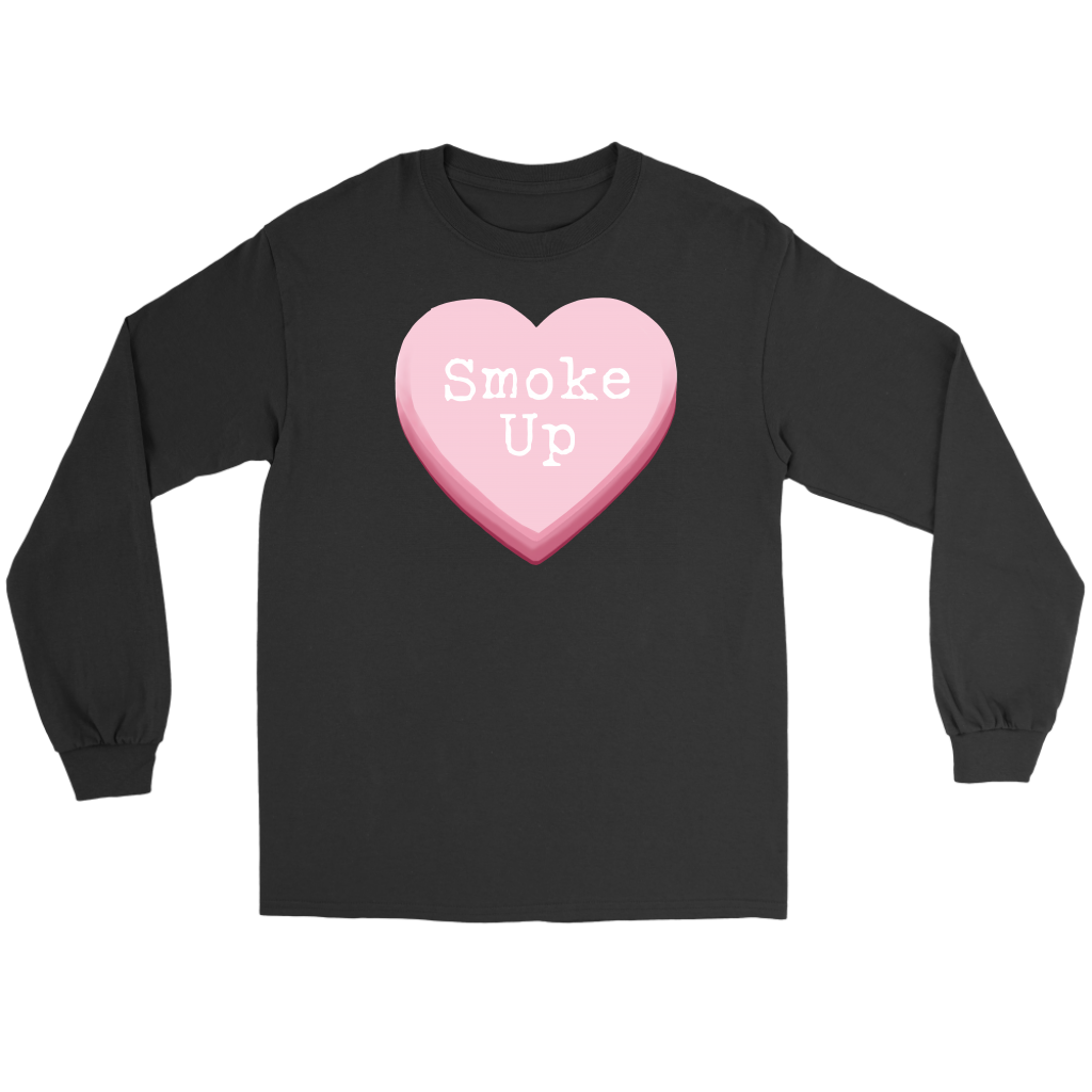 Smoke Up Candy Heart Valentine Long Sleeve Unisex - Gracious Concepts