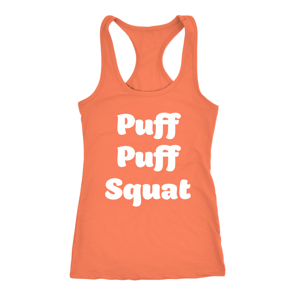 Puff Puff Squat Racerback Tank - Gracious Concepts