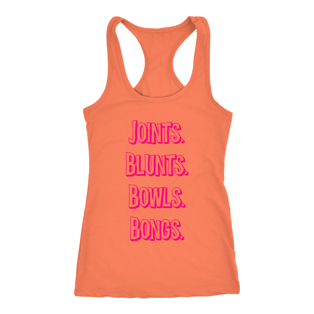 Joints, Blunts, Etc. Racerback Tank - Gracious Concepts
