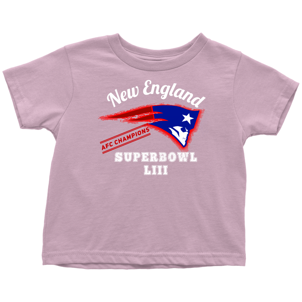 New England Skull Superbowl Toddler Tee - Gracious Concepts